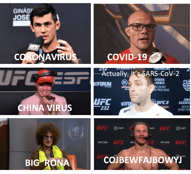 How certain UFC fighters refer to the pandemic ufc