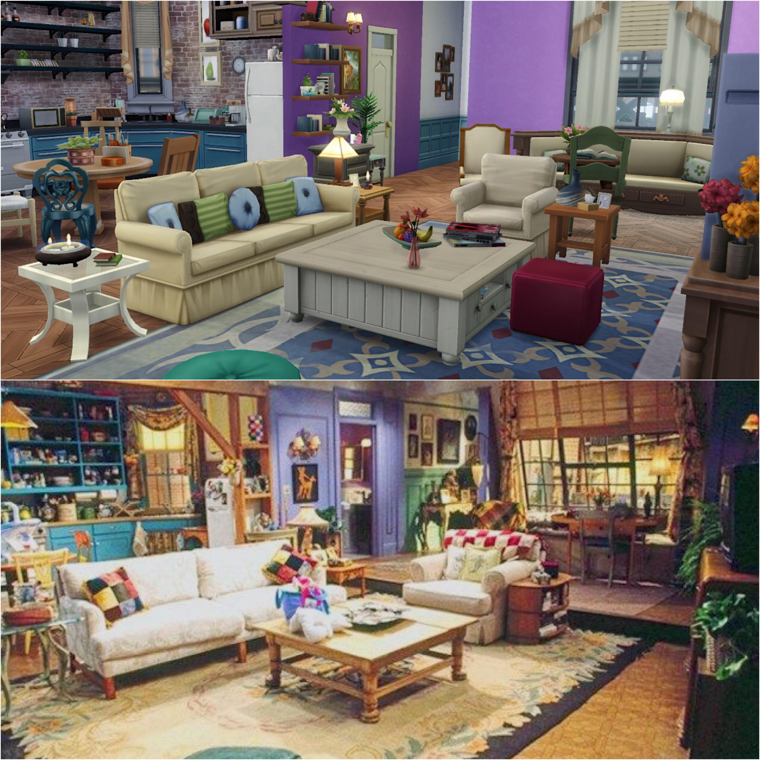 F.R.I.E.N.D.S. Monica & Rachel’s apartment (kitchen & living room) is
