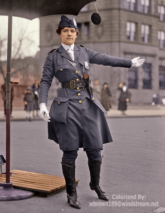 1918 Washington DC Leona N. King one of the first Female police