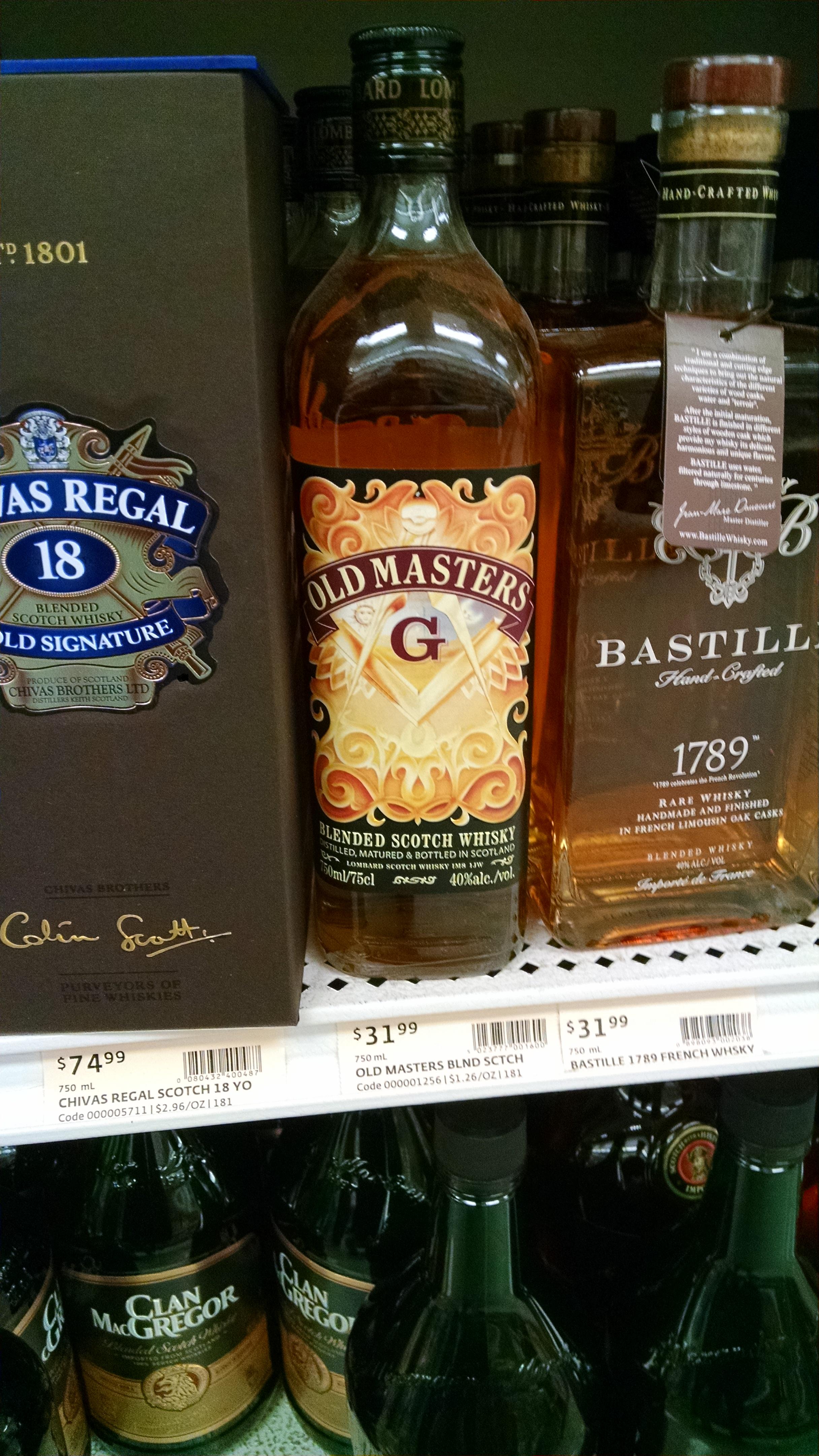 Found this in a liquor store in Pennsylvania. r/freemasonry