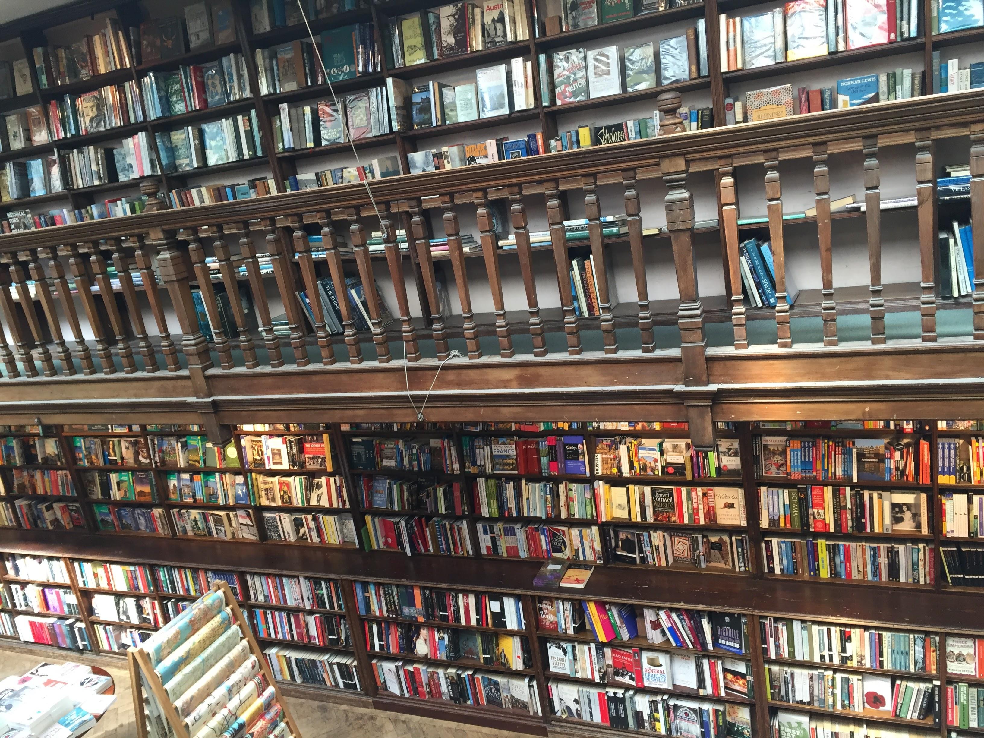 Bookshelves in Daunt Books, London, UK r/bookshelf