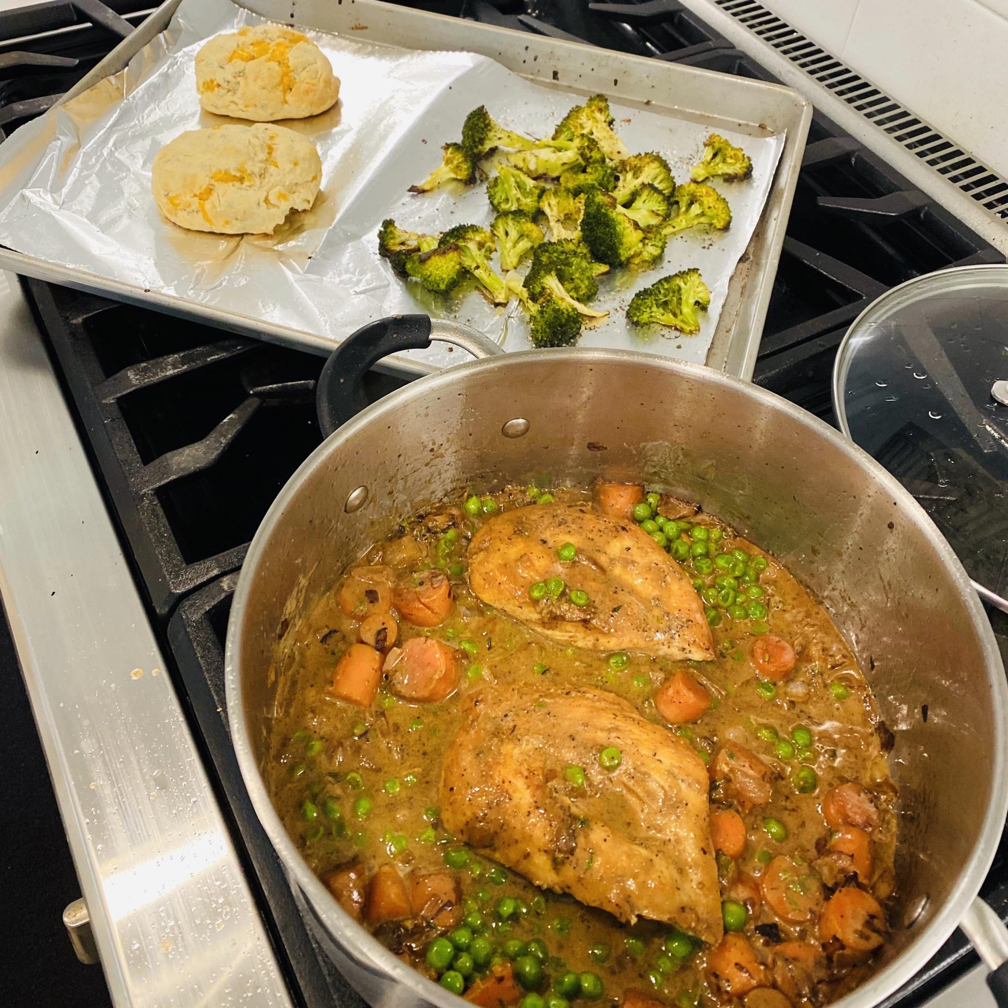 Marley Spoon homestyle chicken and cheddar biscuits r/mealkits