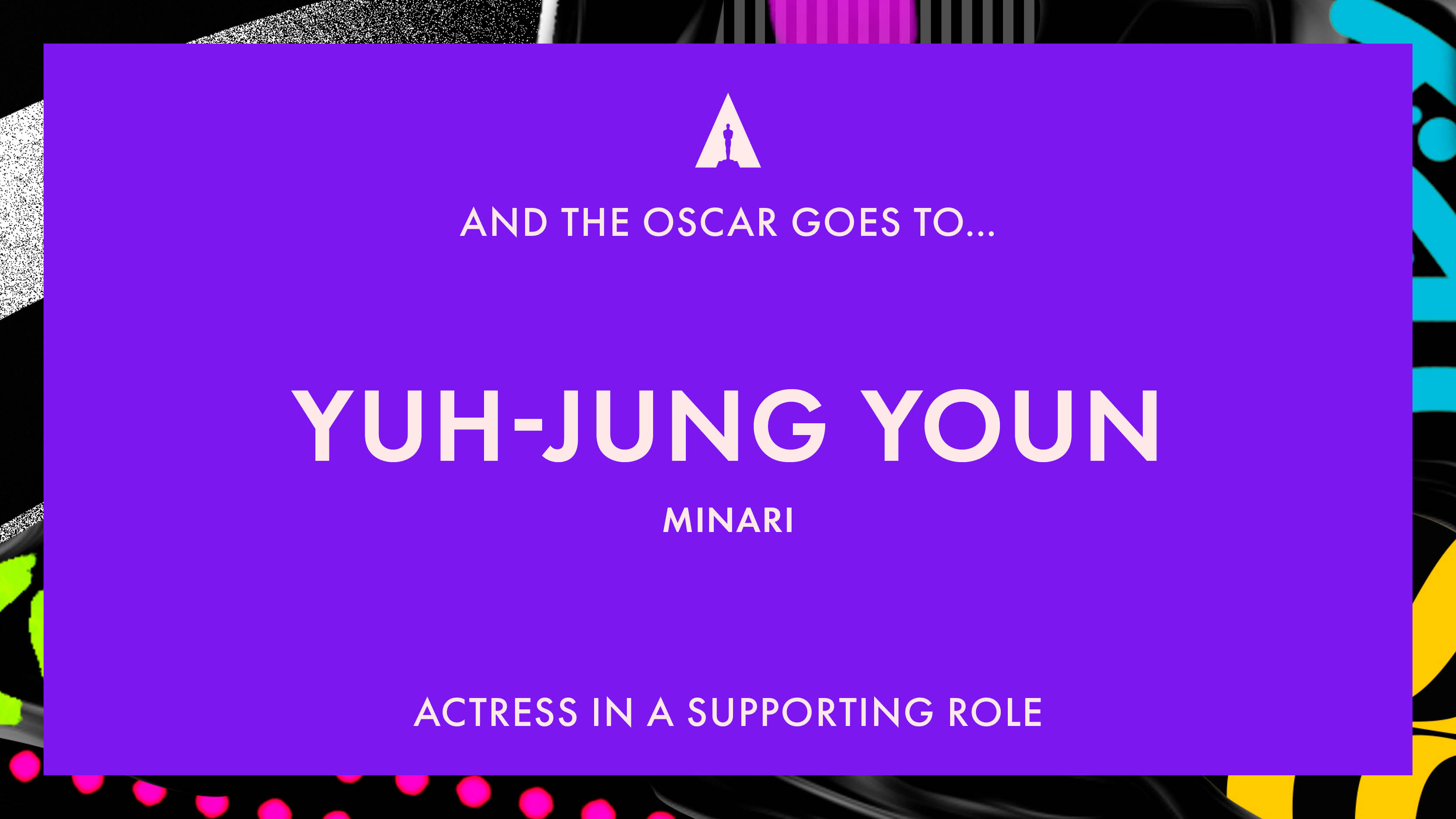 93rd Academy Awards YuhJung Young for Minari Oscars
