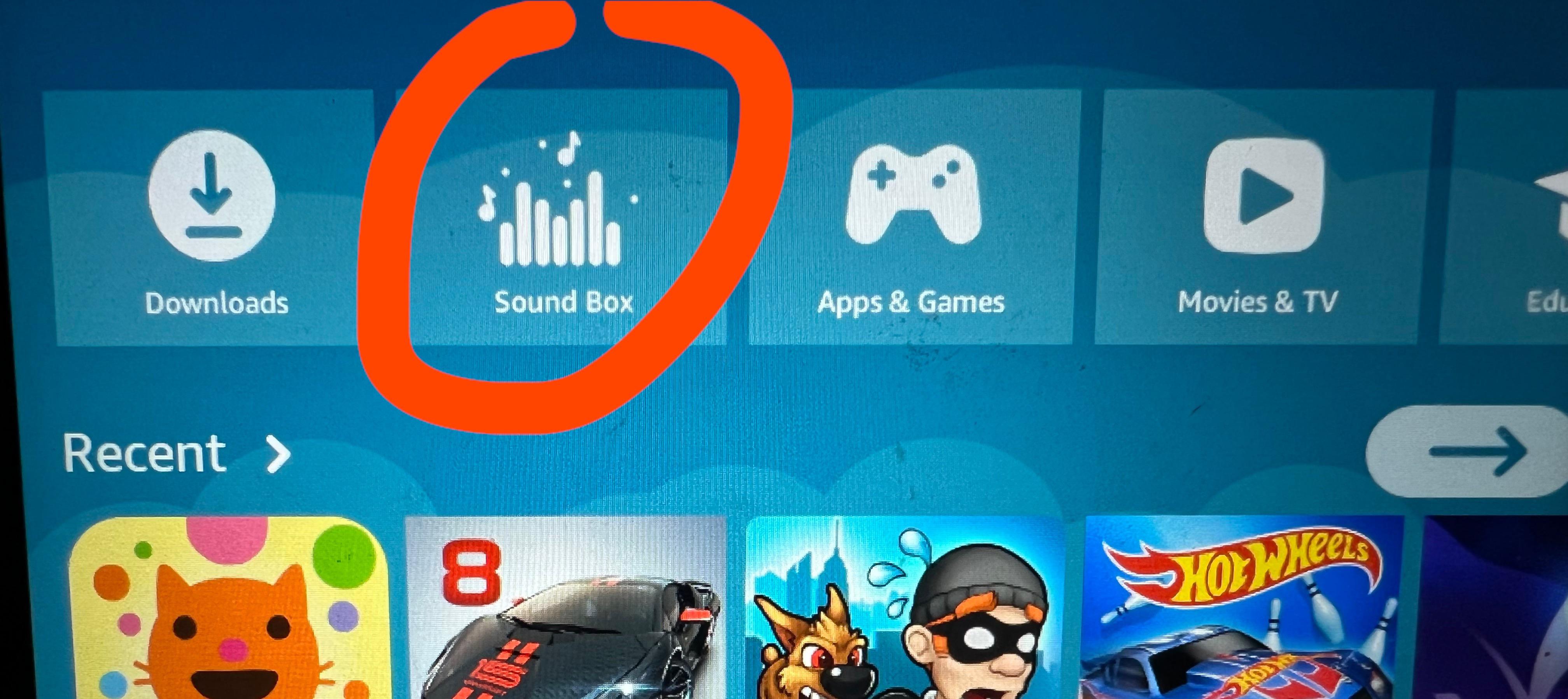 Sound Box? See comment for details. r/kindlefire