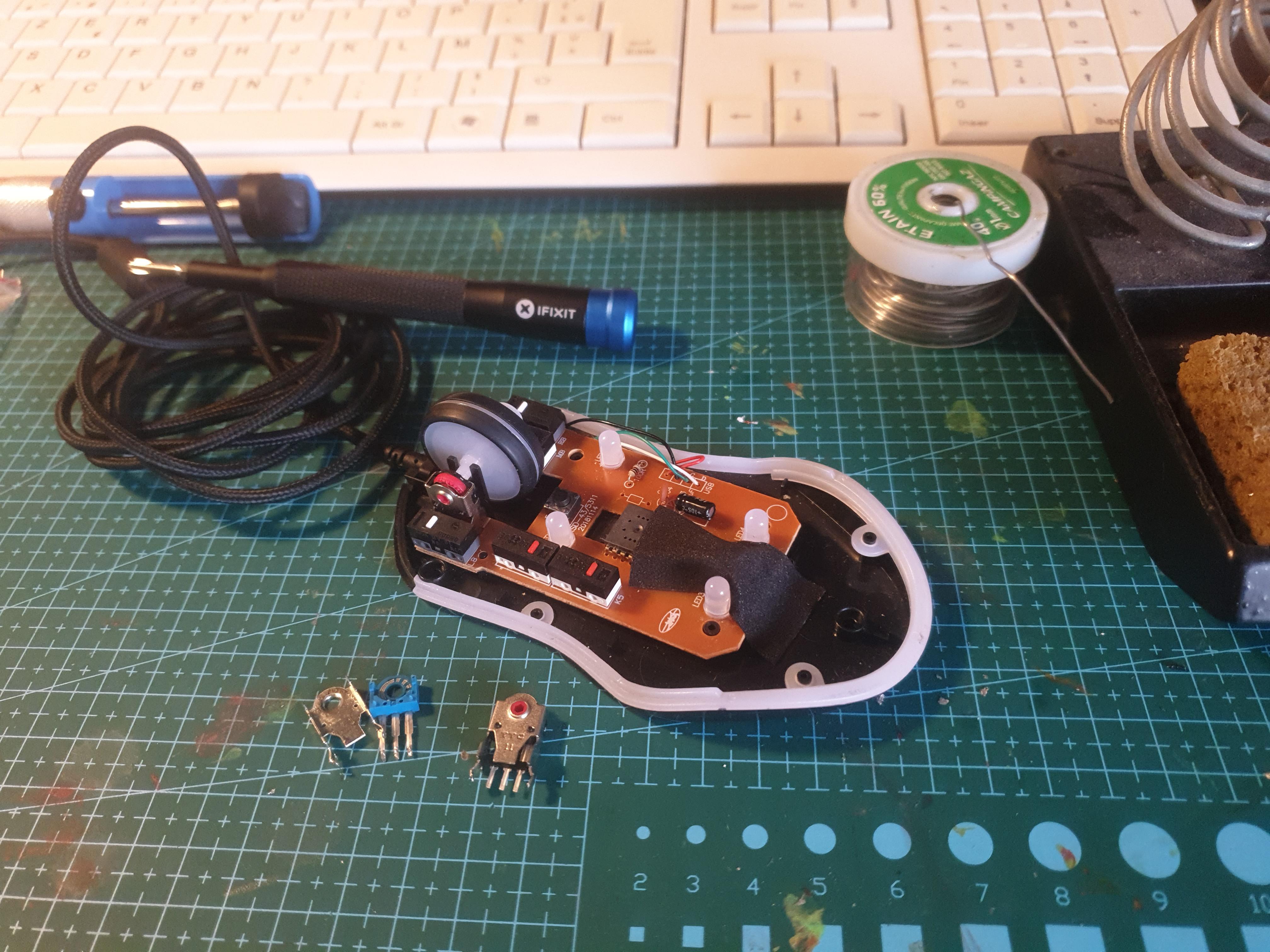 Fixed mouse scroll wheel : r/ifixit