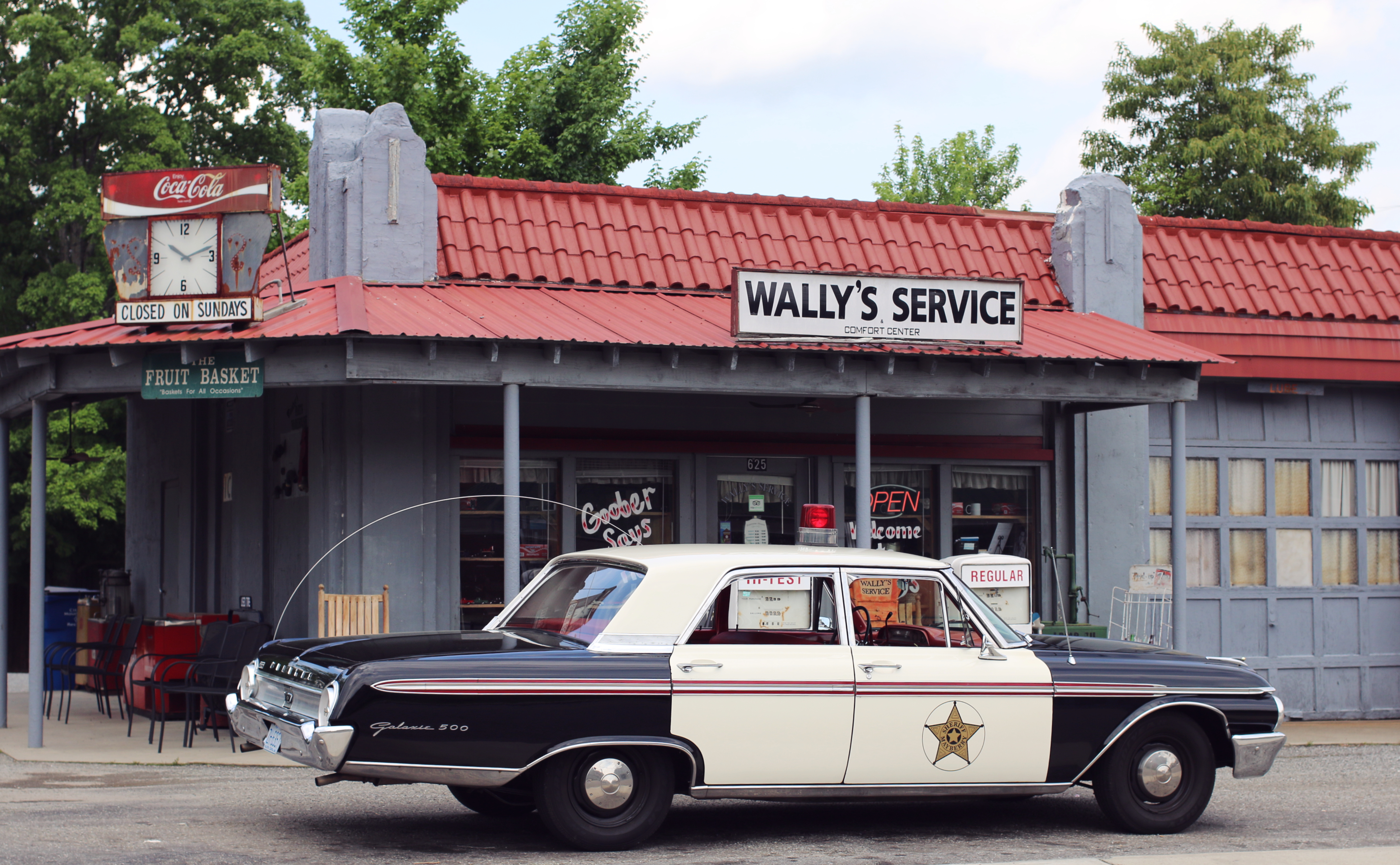 Took a tour of "Mayberry" (Mount Airy) North Carolina in a 62 Galaxie