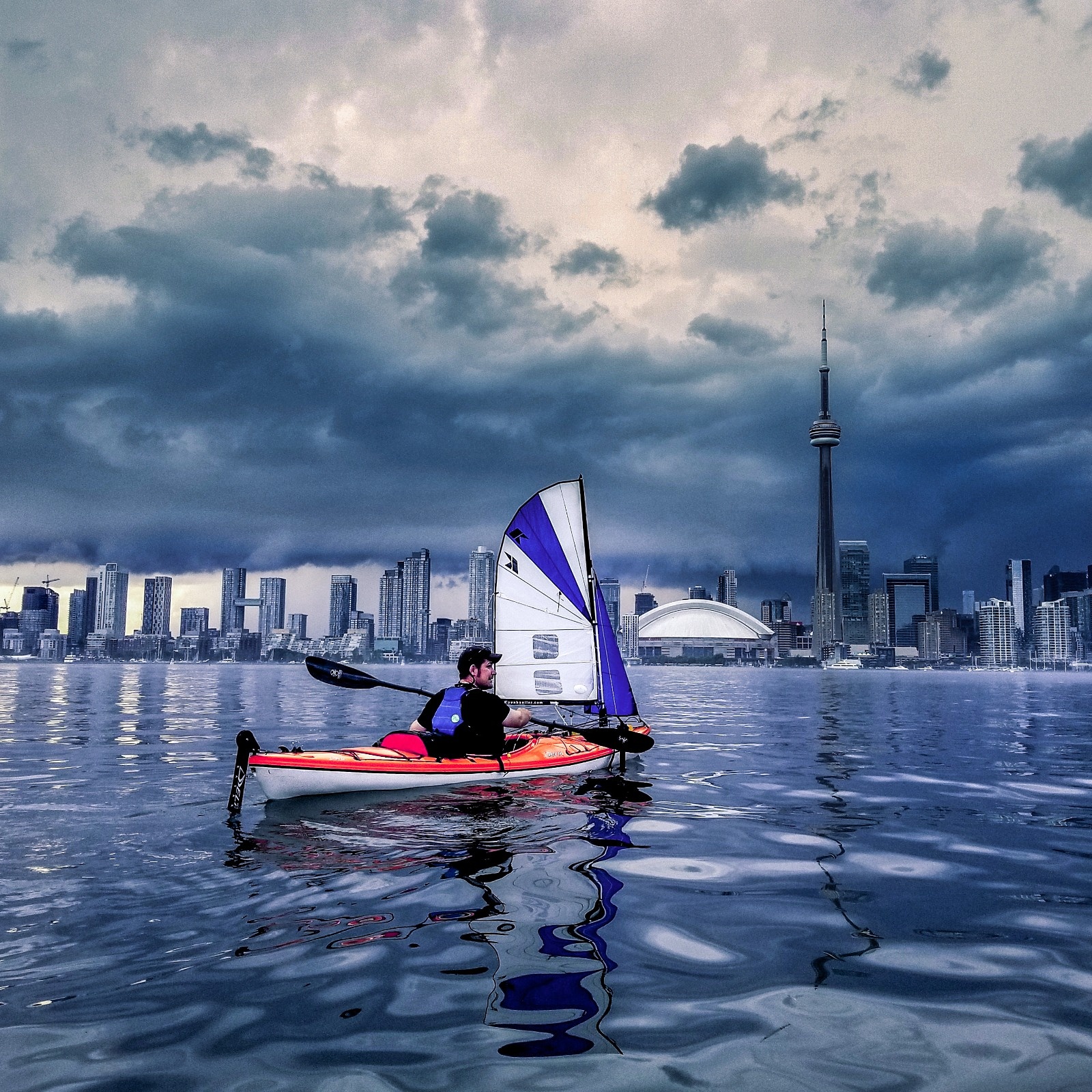 Kayak Sailing In Toronto r/Kayaking