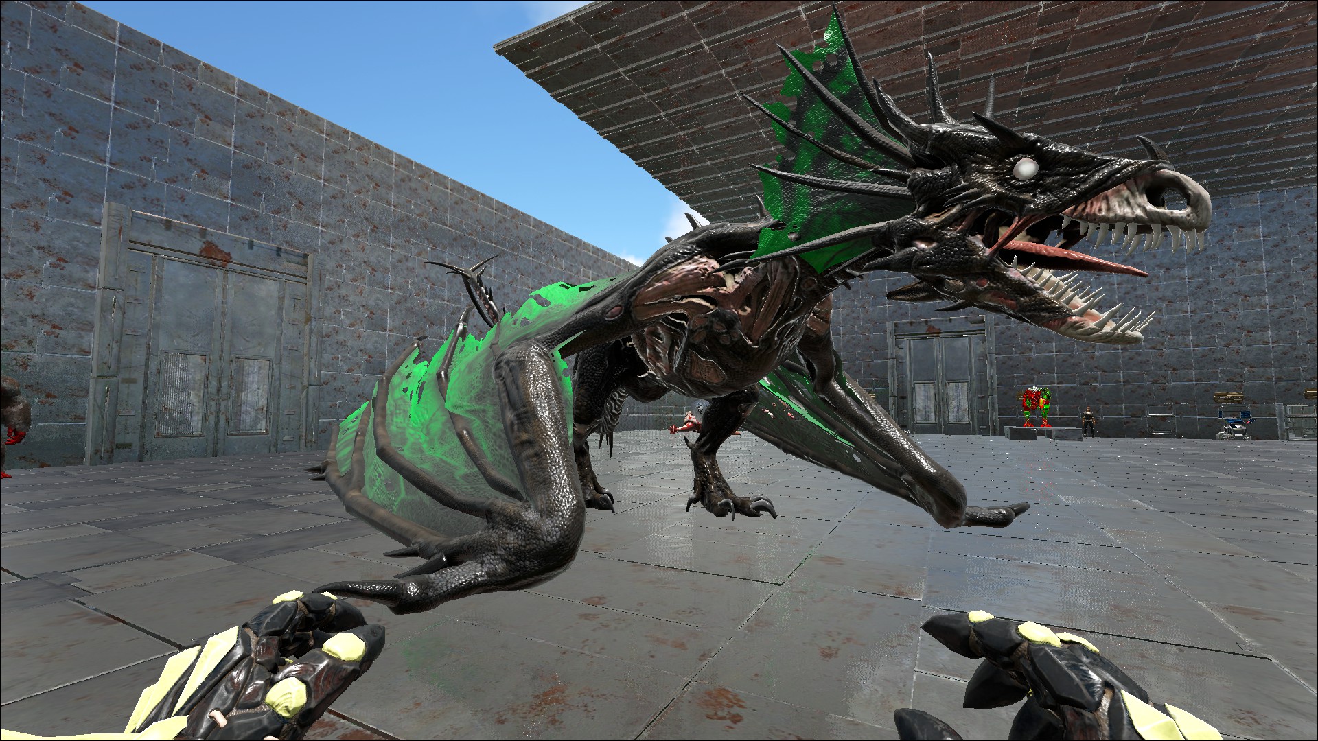 A level 700 zombie poison wyvern with Halloween colors! Thank you dodo wyvern, couldn't have