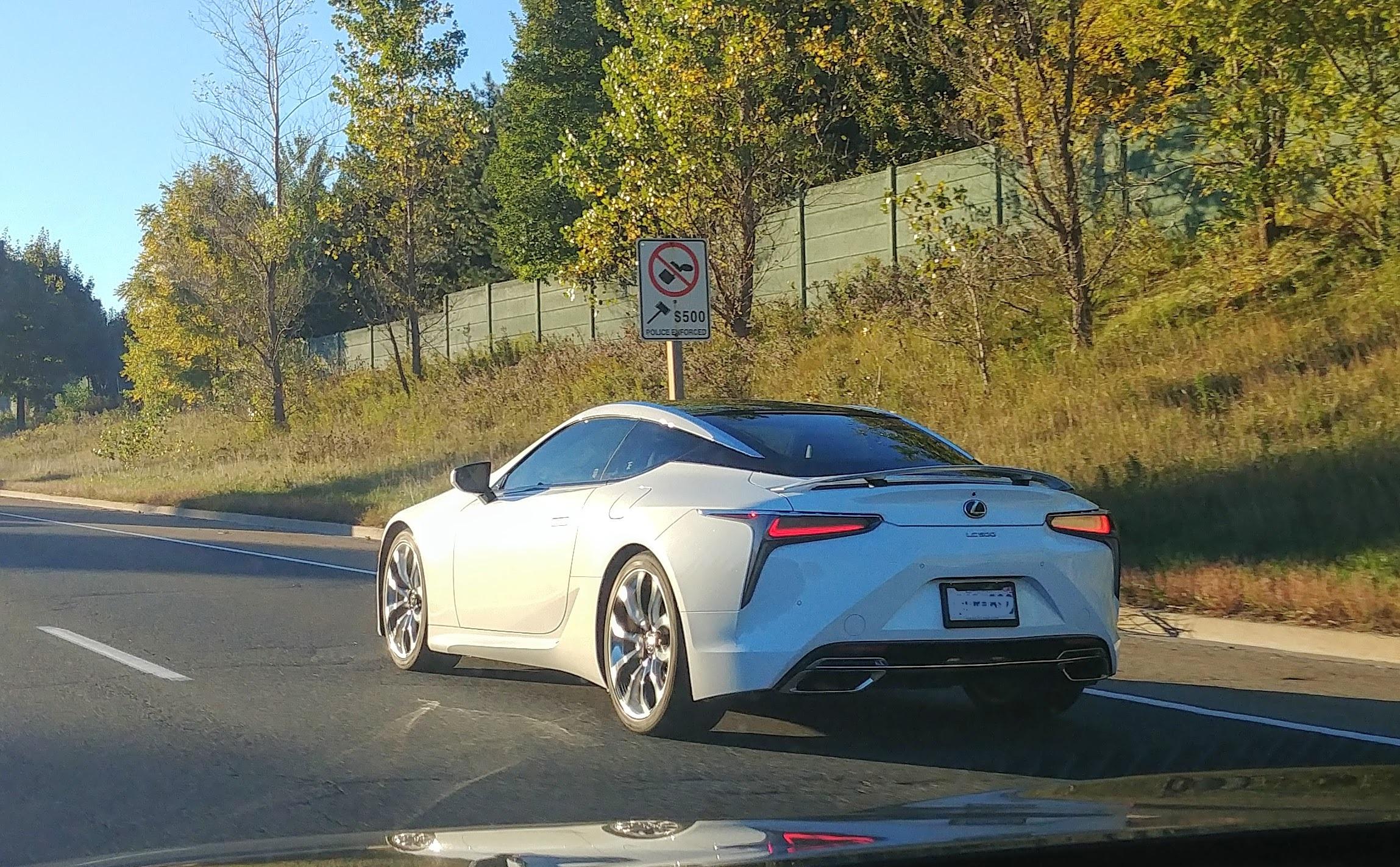 [Lexus LC500] spotted in Hamilton, ON, Canada. Never had a soft spot