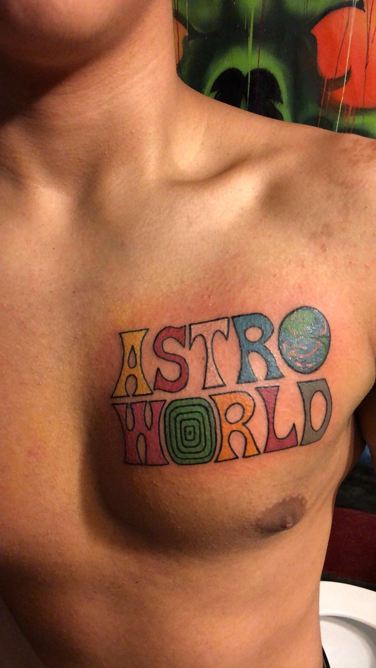 Just got my Astroworld Tattoo! travisscott