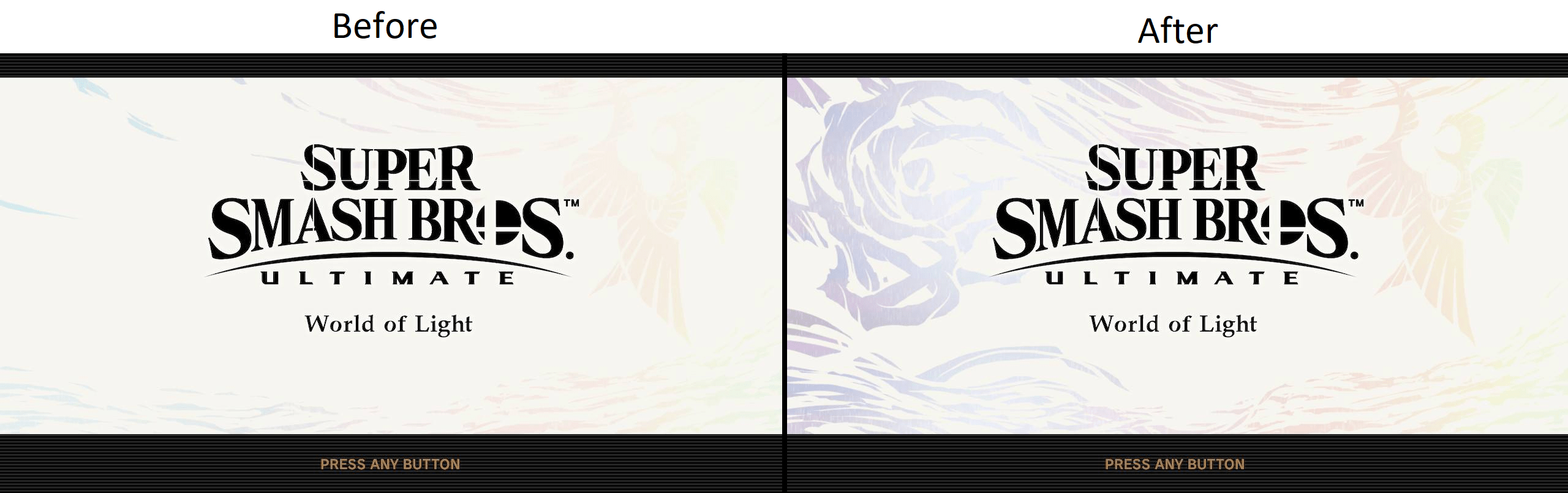 [Super Smash Bros. Ultimate] The adventure mode's start screen changes