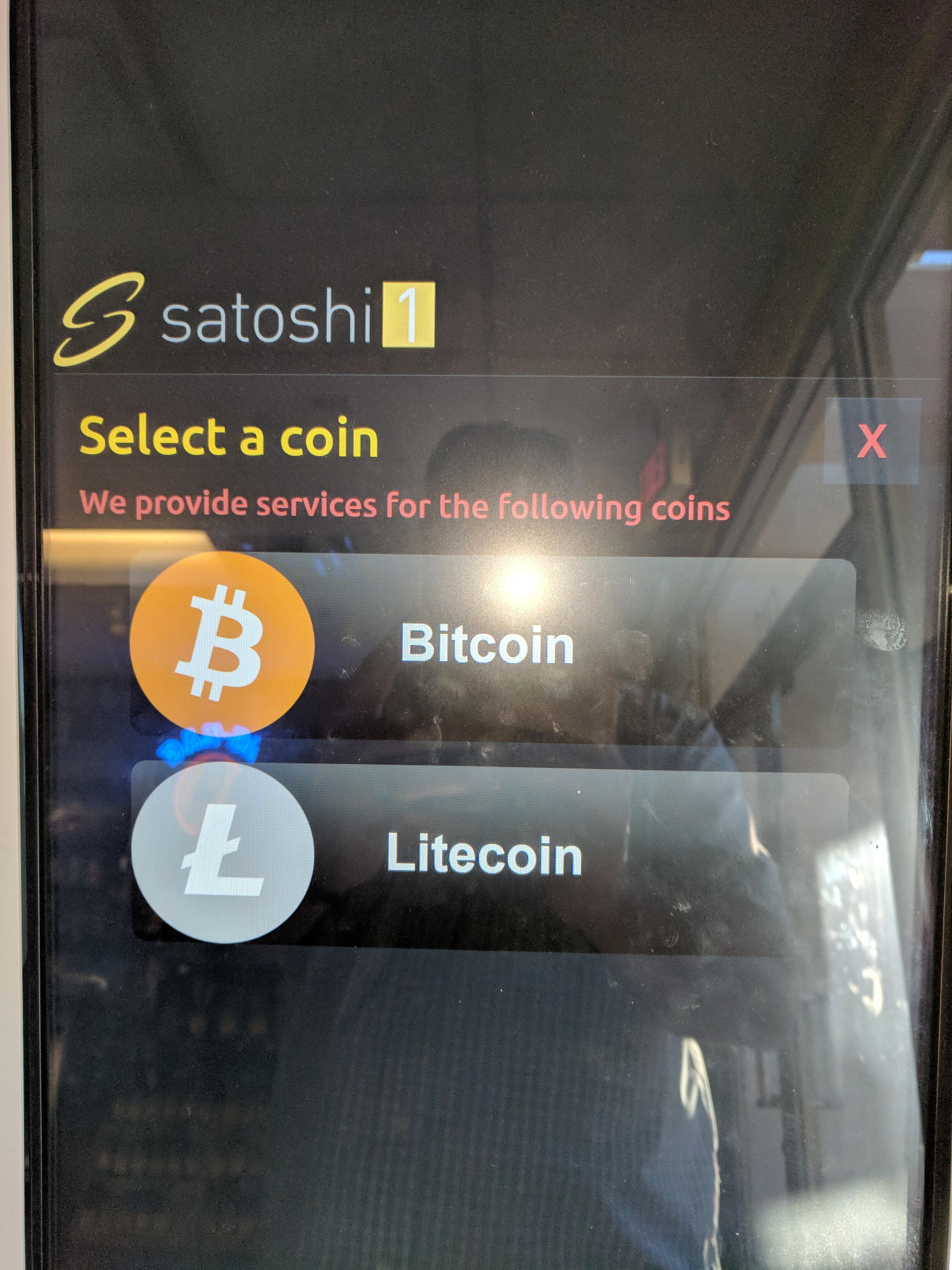 I'd prefer Dash or Monero but finally the ATMs in my town are selling more than just BTC