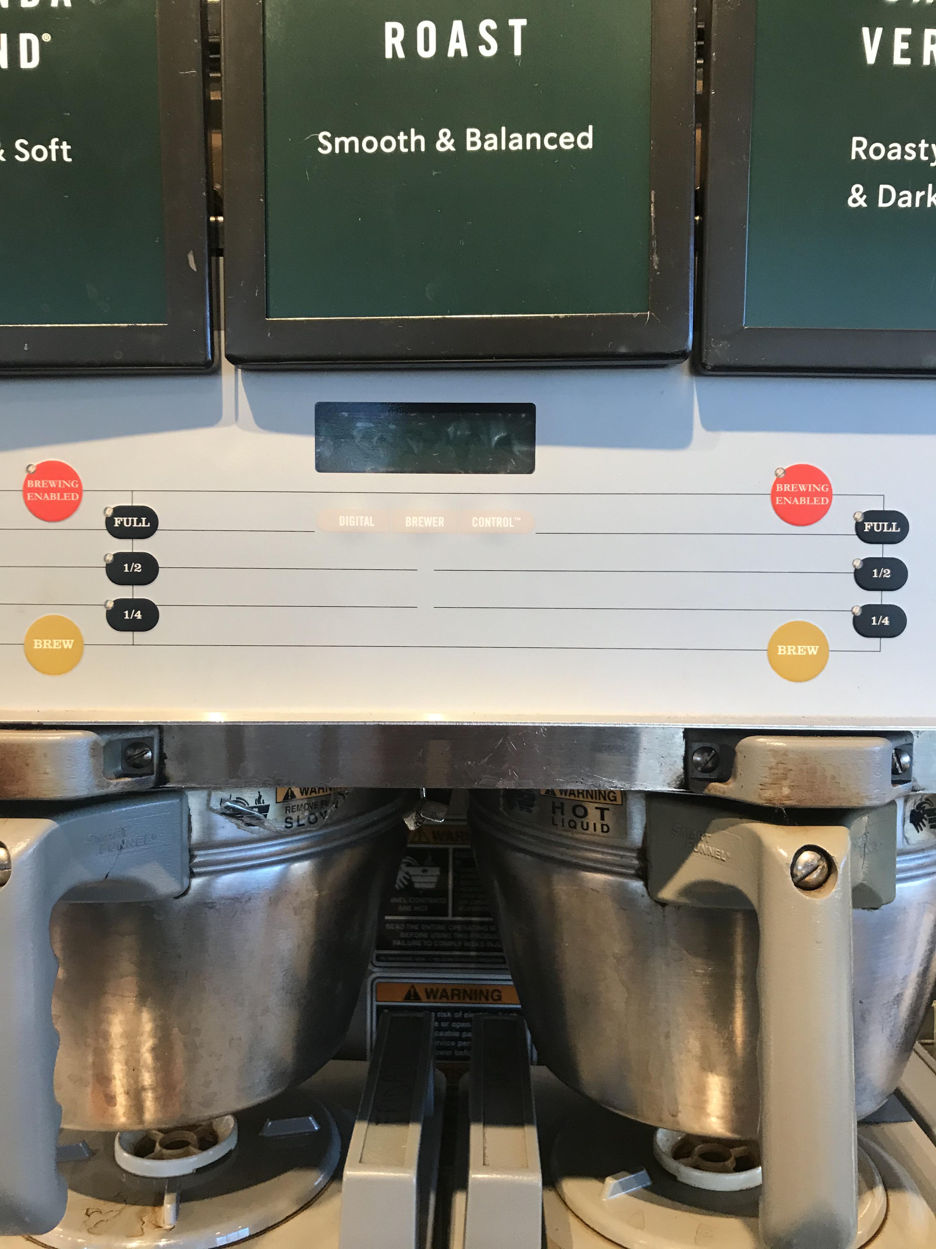 When the coffee brewer breaks and you realize just how many things you