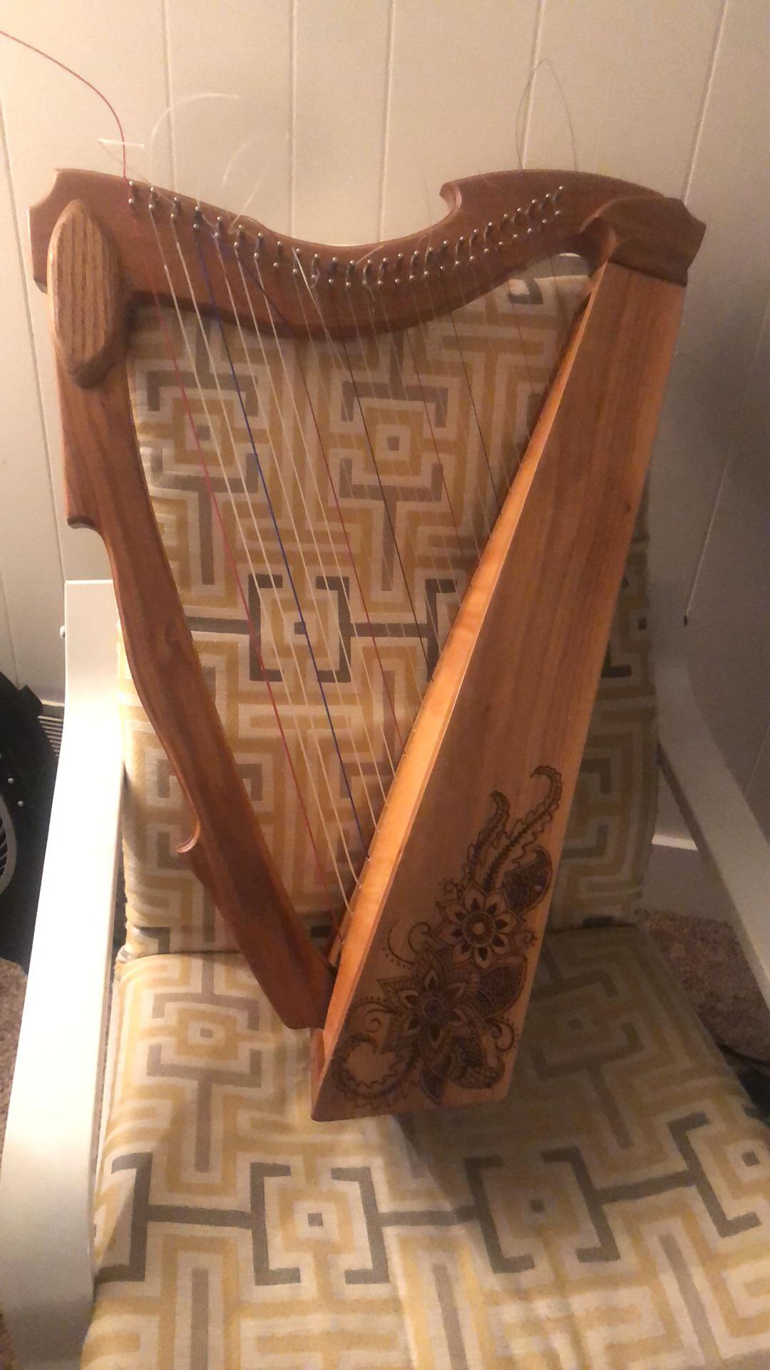 Harp for sale, can add levers r/harp