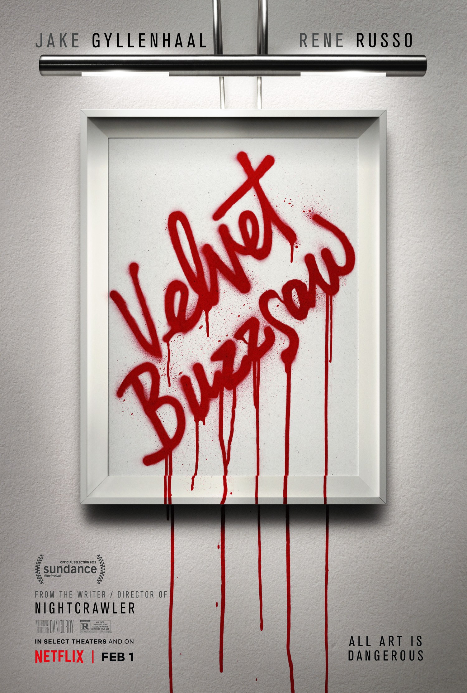 First Poster for Netflix's HorrorThriller 'Velvet Buzzsaw' Staring