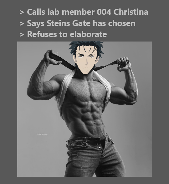 Chad Okabe r/SteinsGateMemes