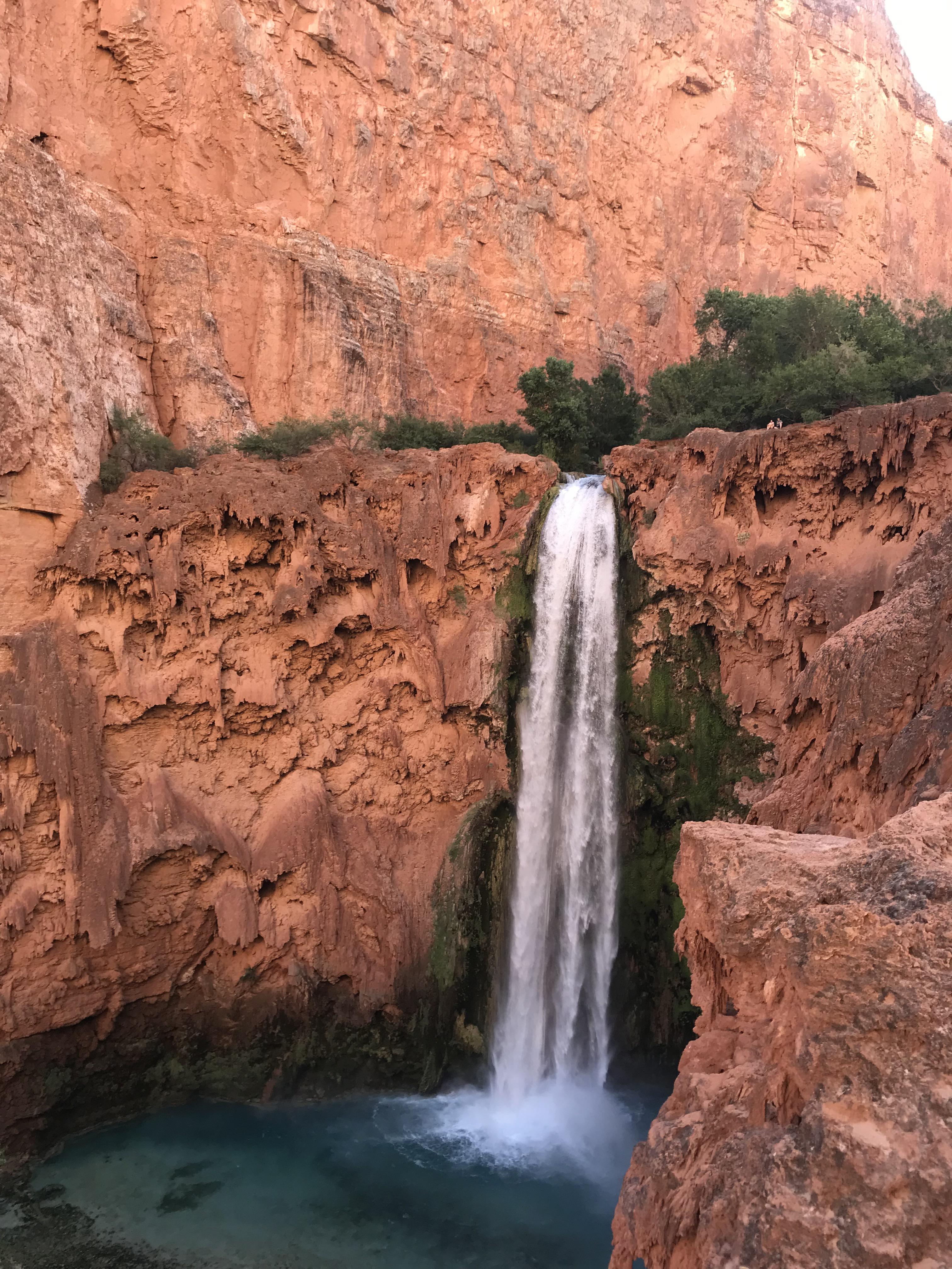 Mooney Falls, Supai Indian Reservation. Arizona USA 13 mile hike r/hiking