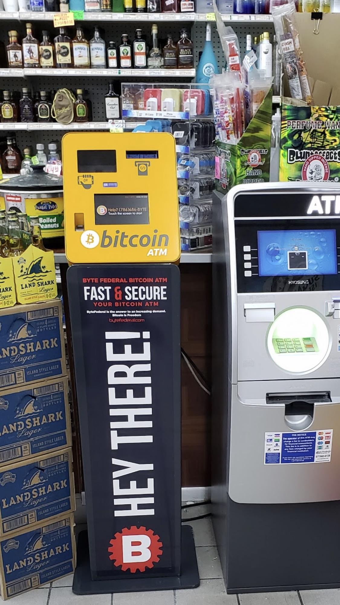 New Bitcoin ATM in Melbourne Florida! Inside a liquor store n harbour