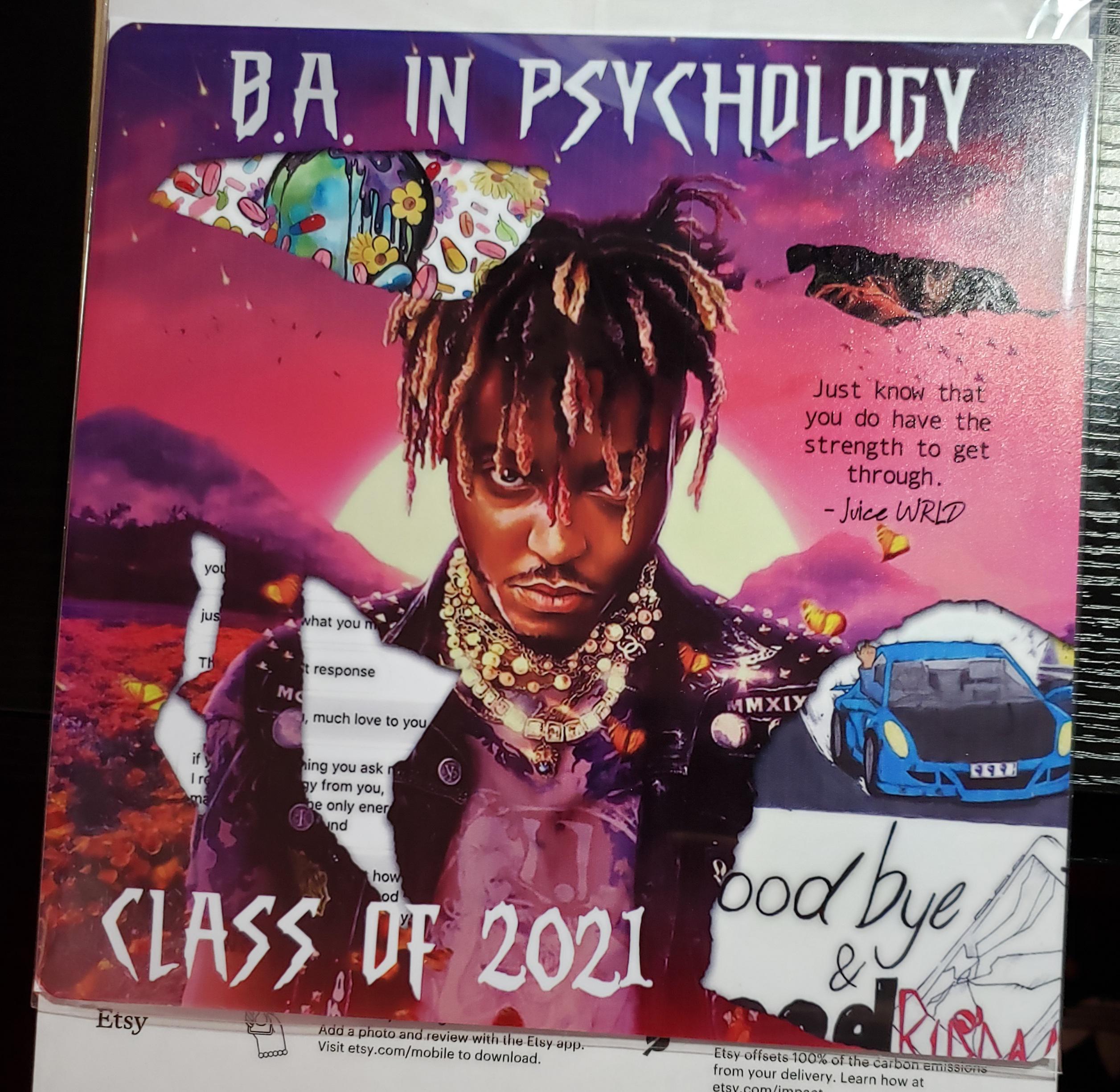 I graduate next month and wanted to get a custom tassel topper. He