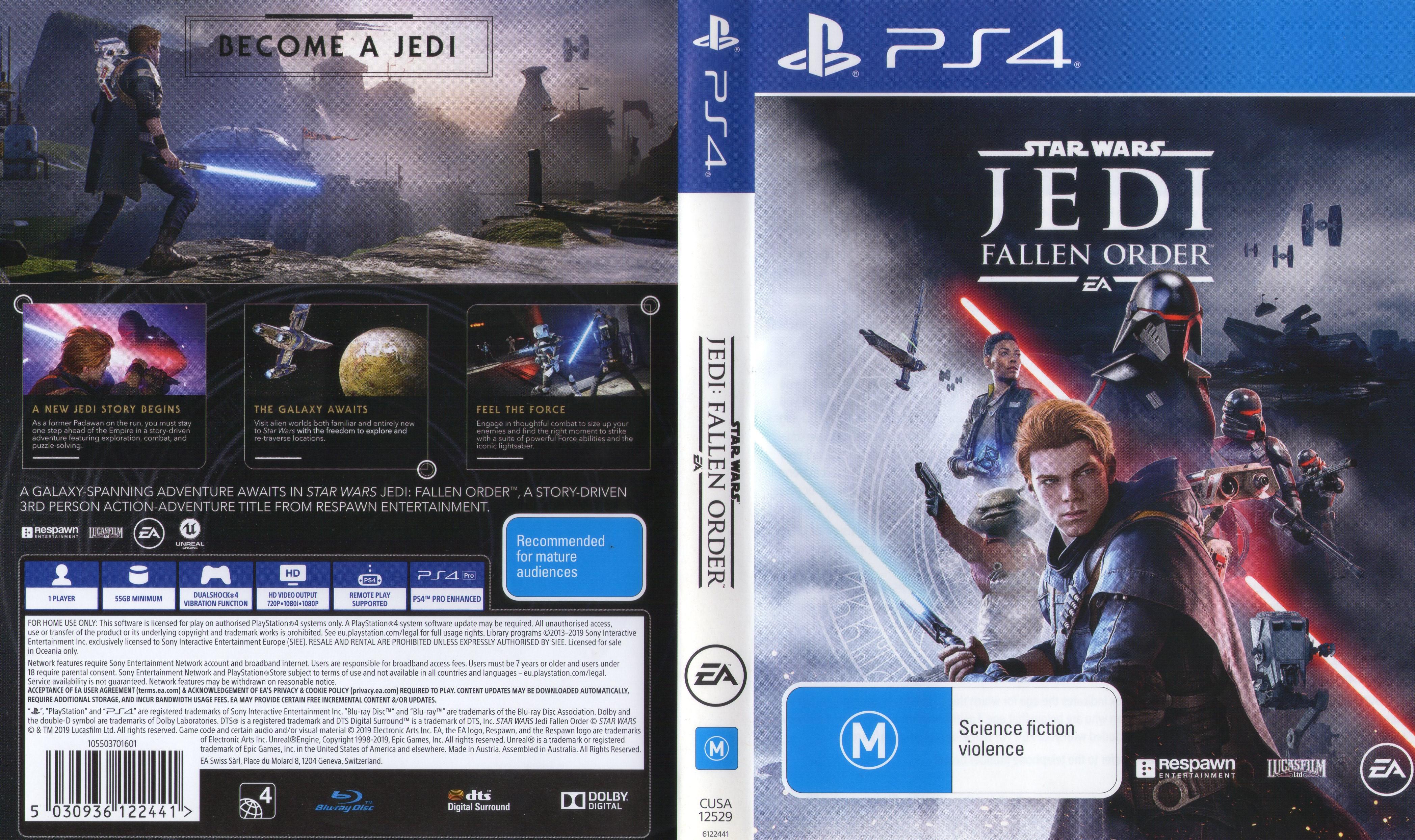 [PS4] Star Wars Jedi Fallen Order [PAL] r/VideoGameRetailCovers