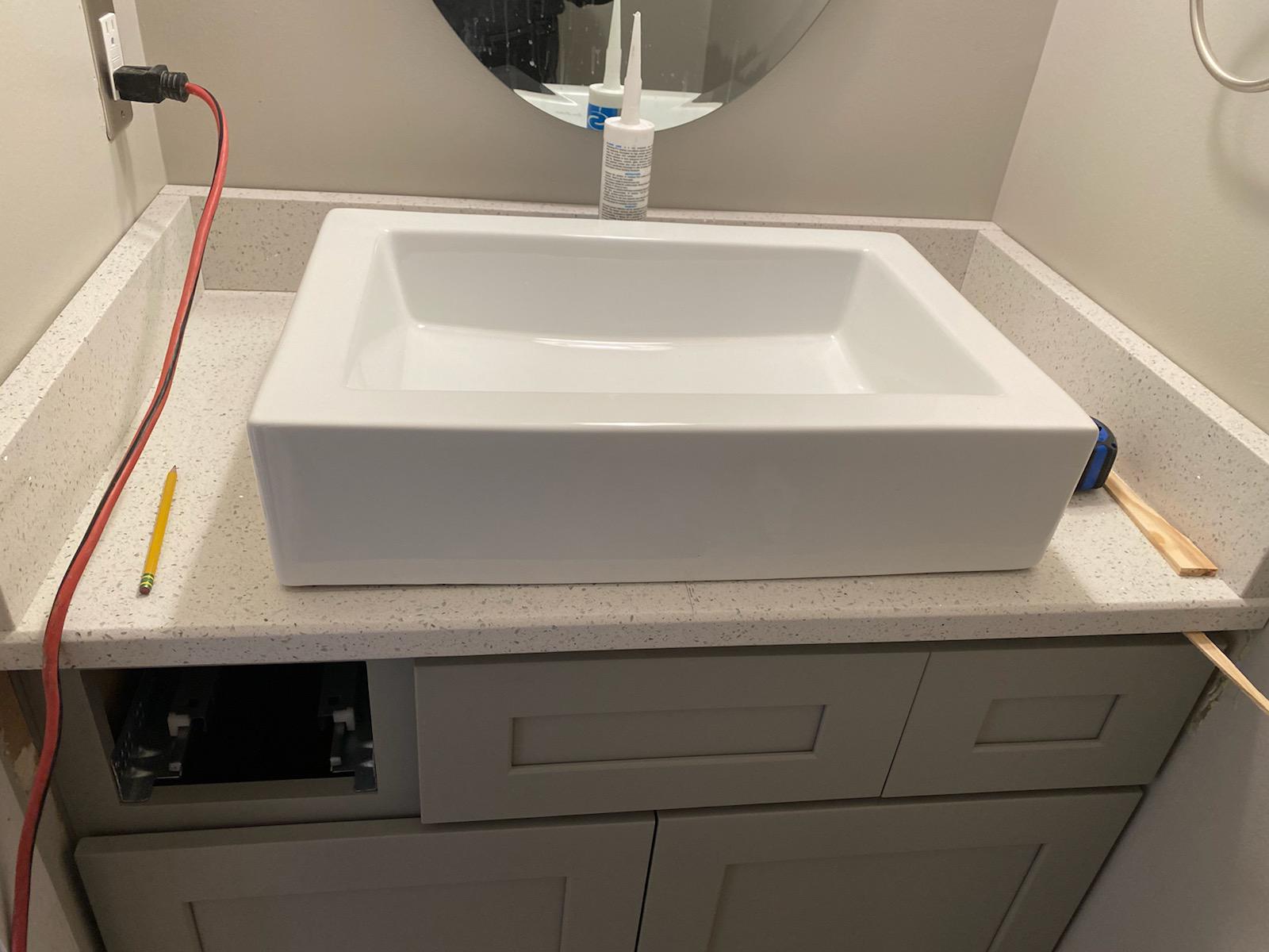 Vessel Sink Too Big in Bathroom? r/InteriorDesign