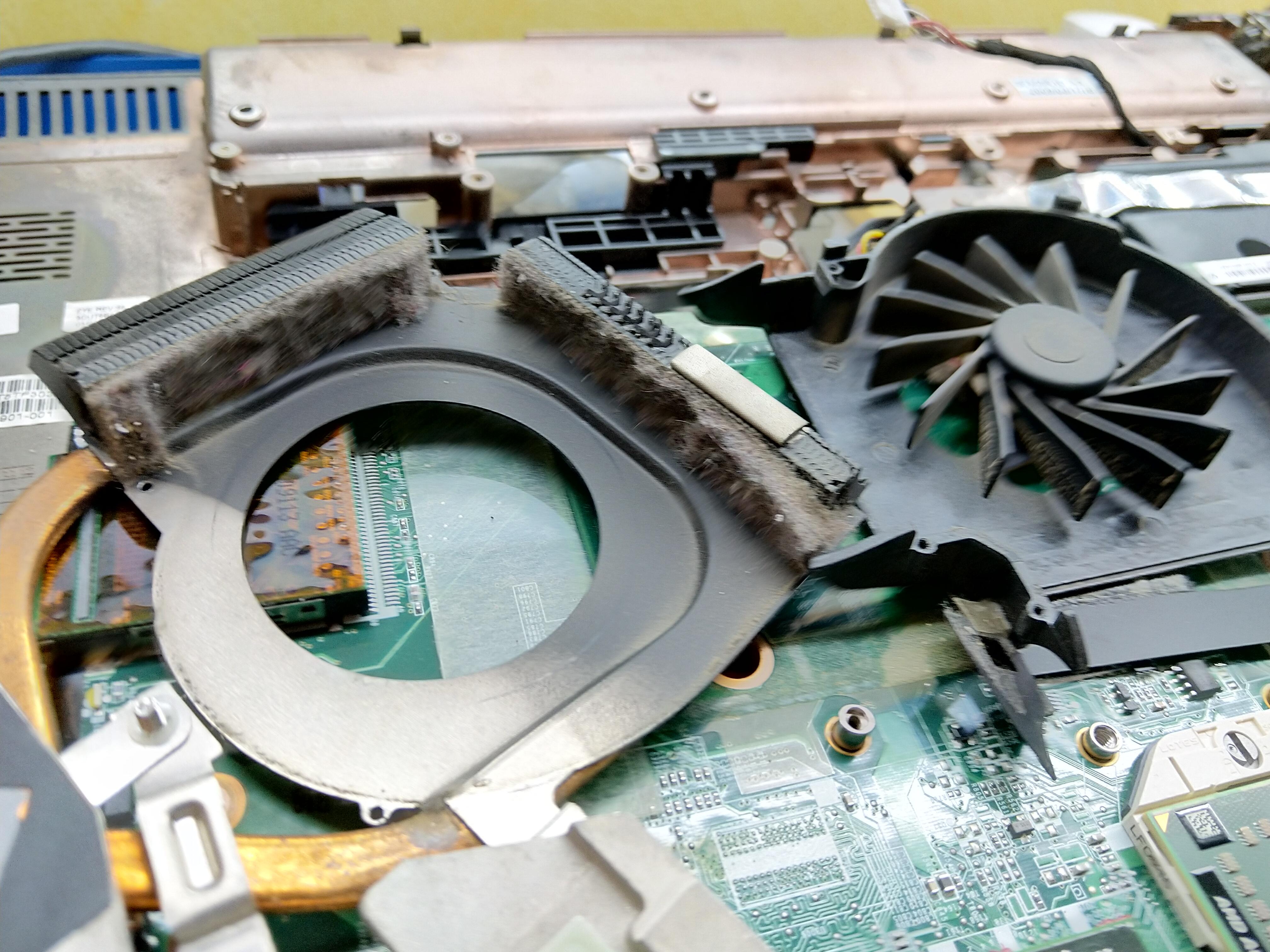 From heat dissipation to heat insulation. Laptop overheated and the