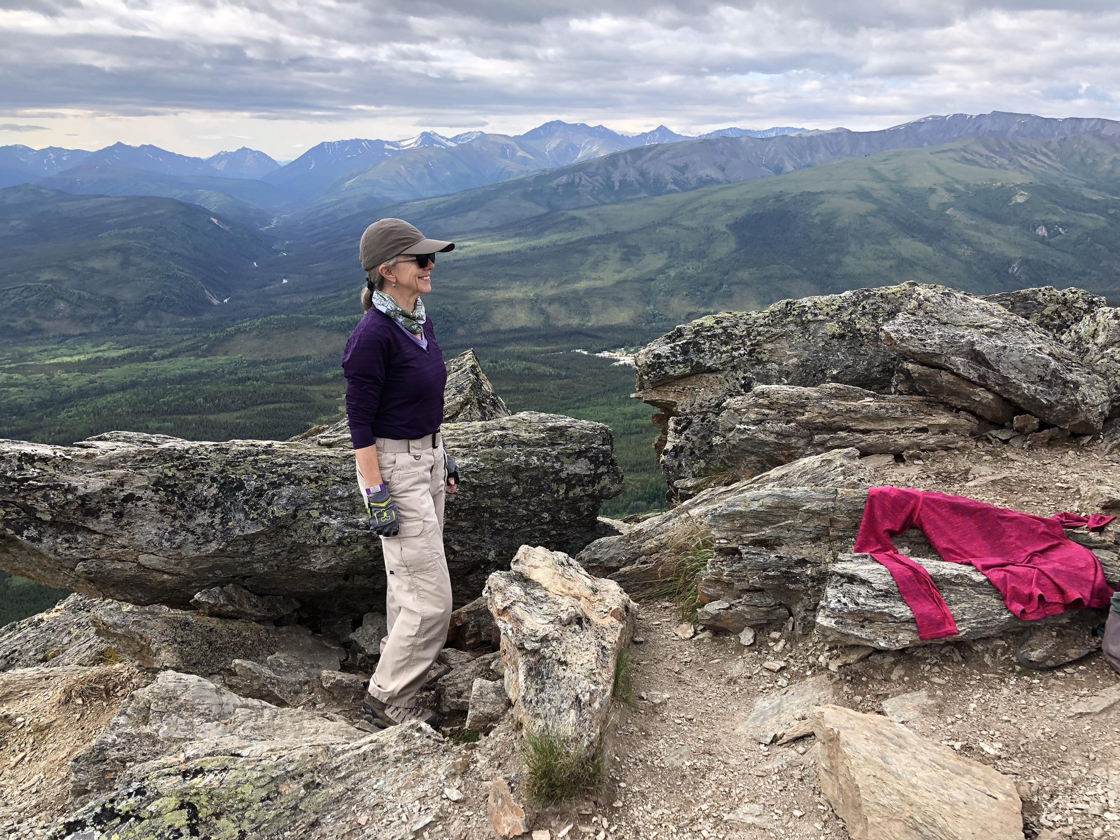 My 71 y.o. (recently retired) Mom after she just hiked up 1700 ft to