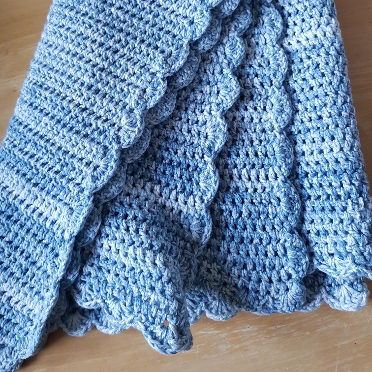 My Crocheted Baby Blanket. r/crochet