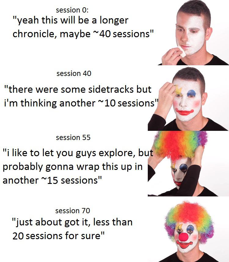 writing a homebrew world+plot and then letting your players free r