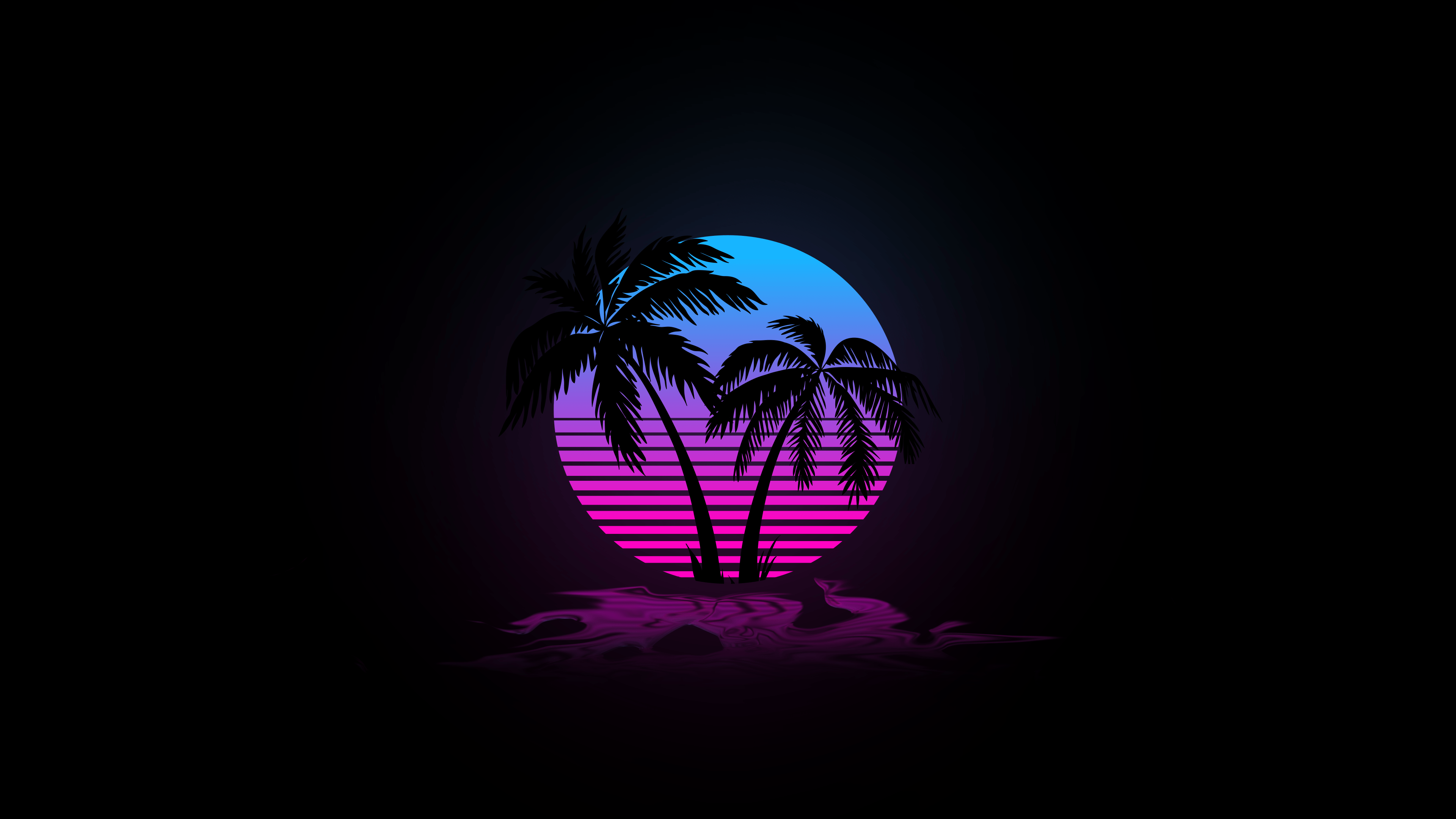 Retro Palm [3840X2160] r/wallpaper