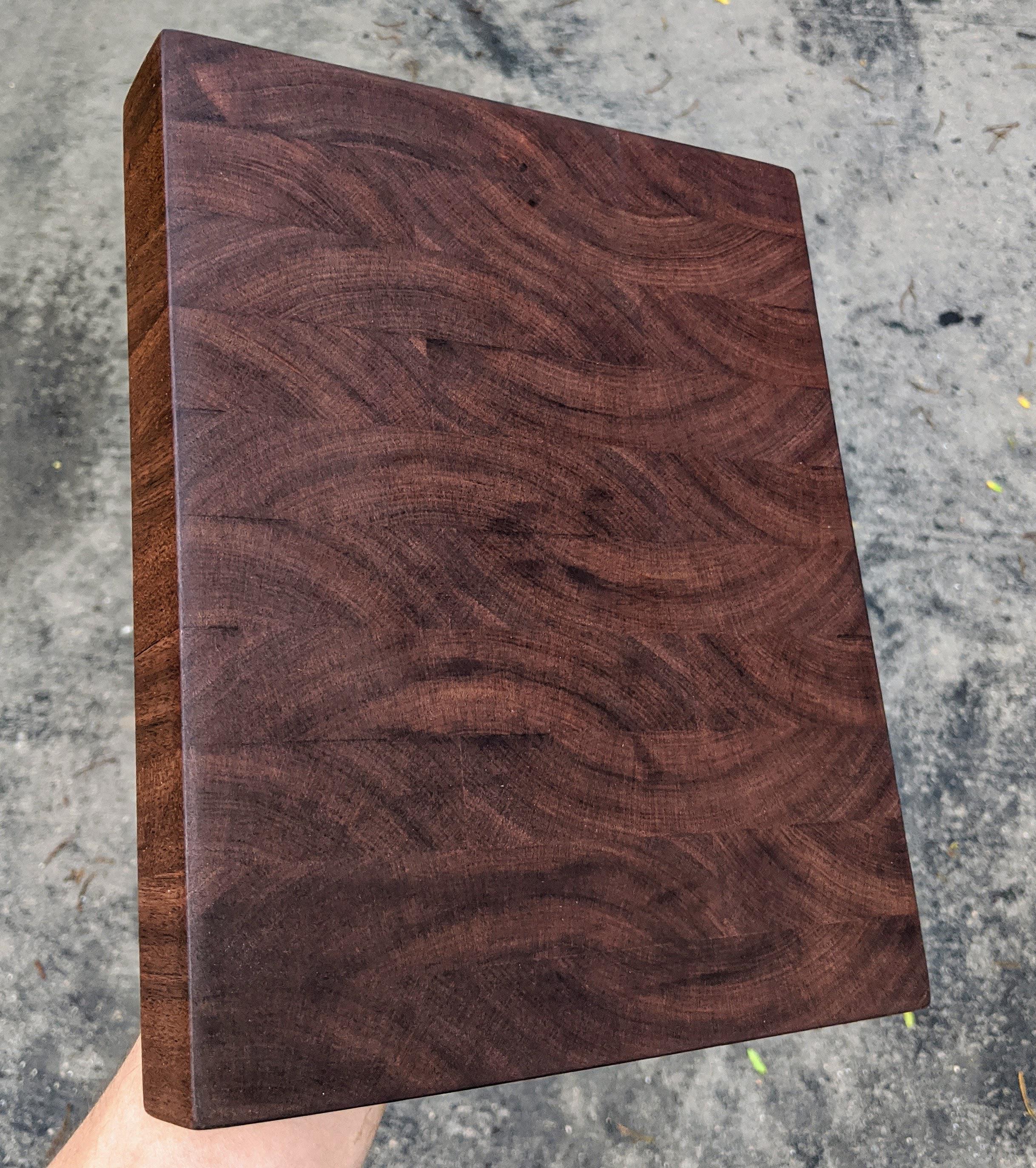 My first cutting board! Made with only a table saw, planer, and lots of glue, sandpaper, and