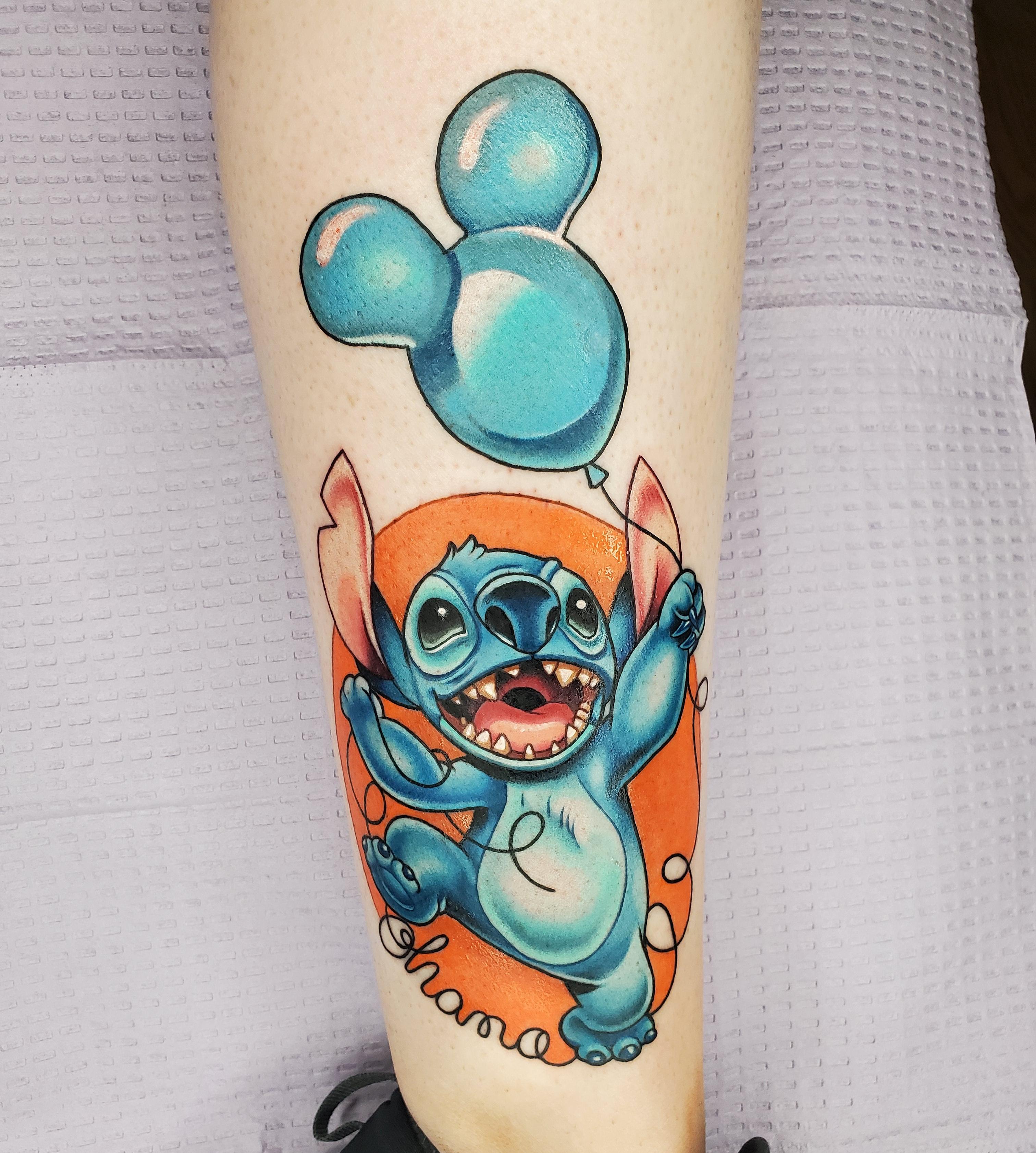 Stitch done by Ariel at Visions Tattoo in Medway, MA r/tattoos