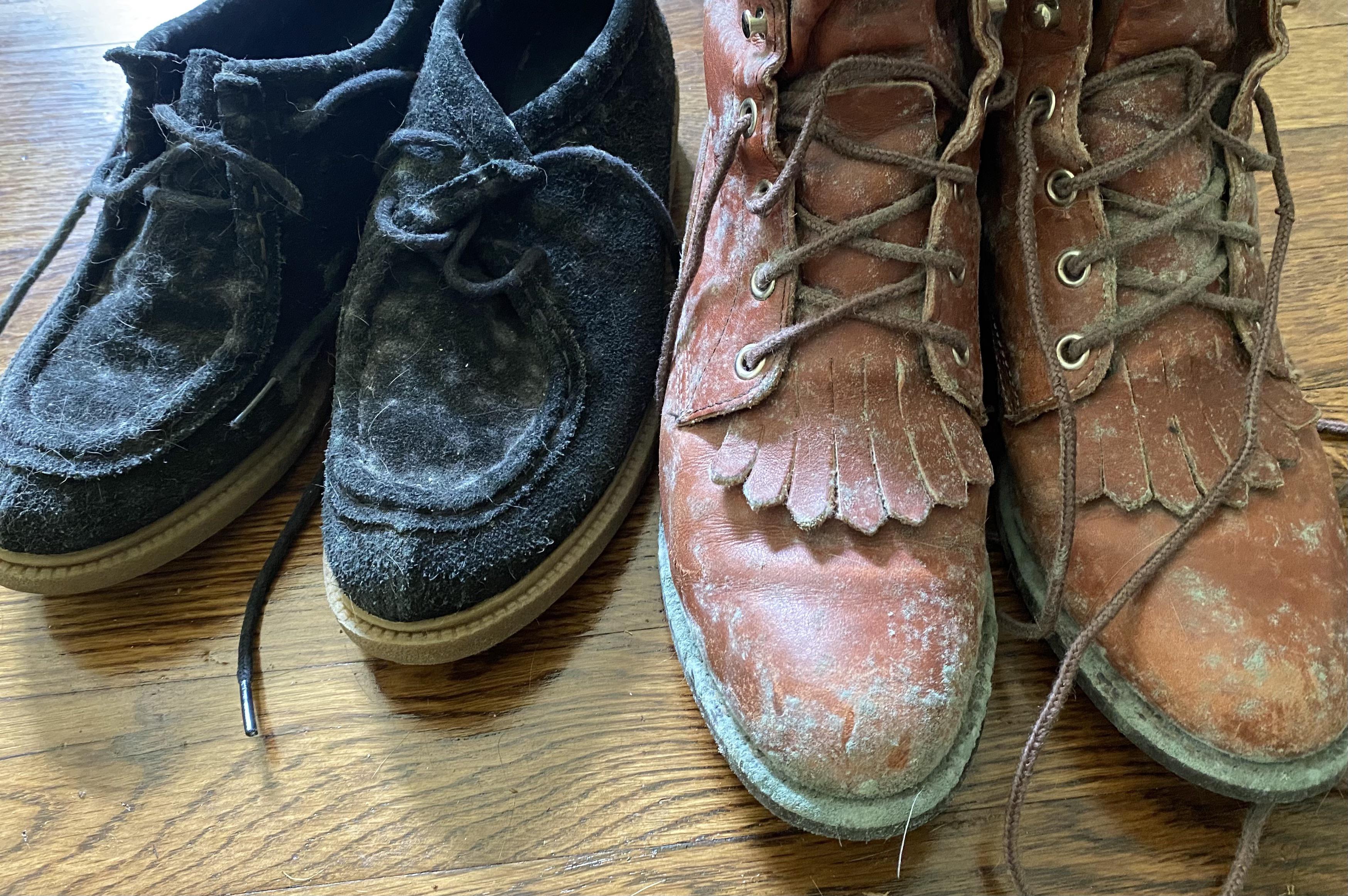 Any tips for removing mildew from leather and suede shoes? r/CleaningTips