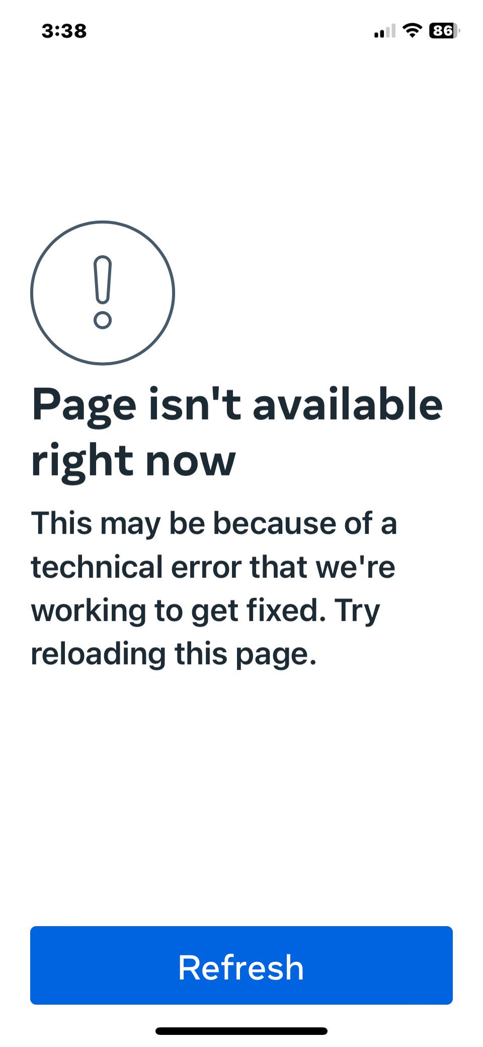 App won’t load ever… r/Instagram