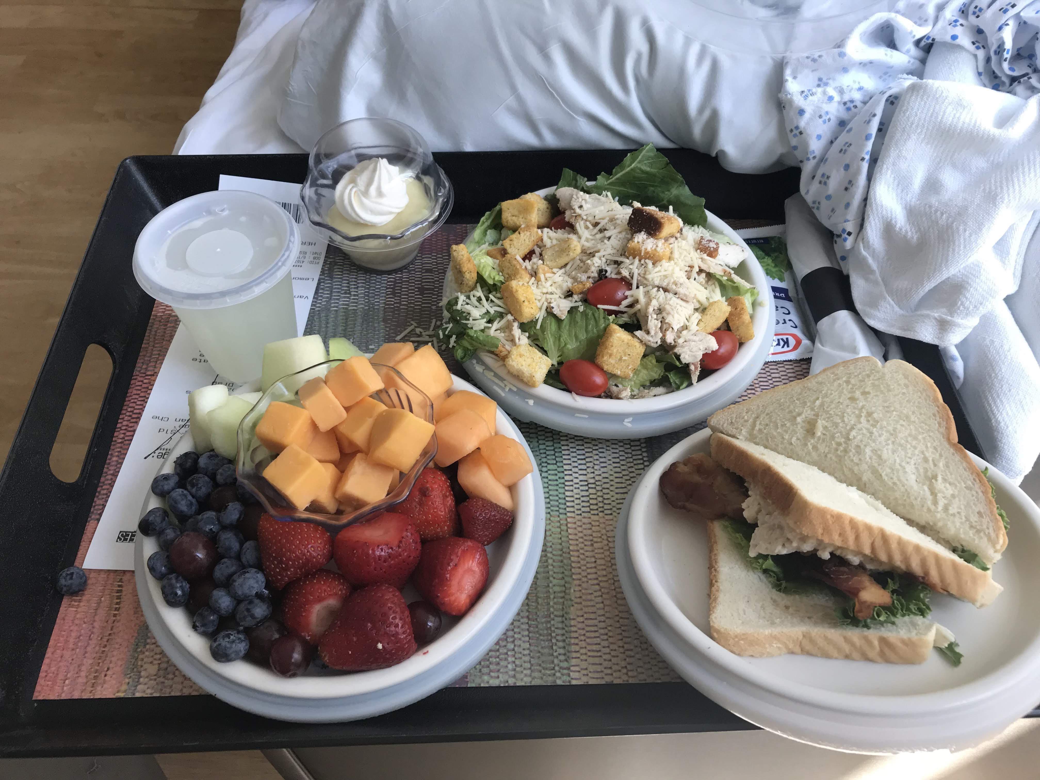 Still doing hospital food pics?? Here’s one of my meals. Fruit with