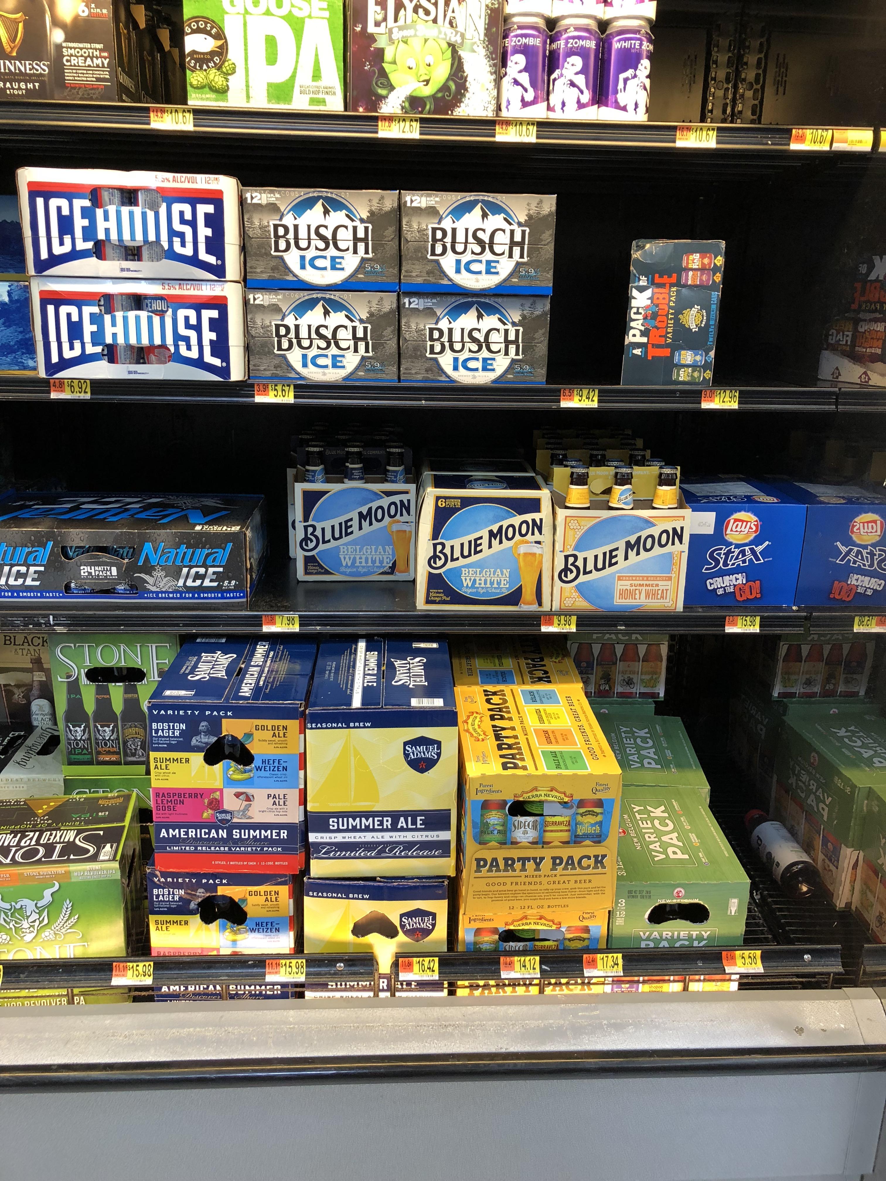The “craft” beer section at my local Walmart. r/CraftBeer