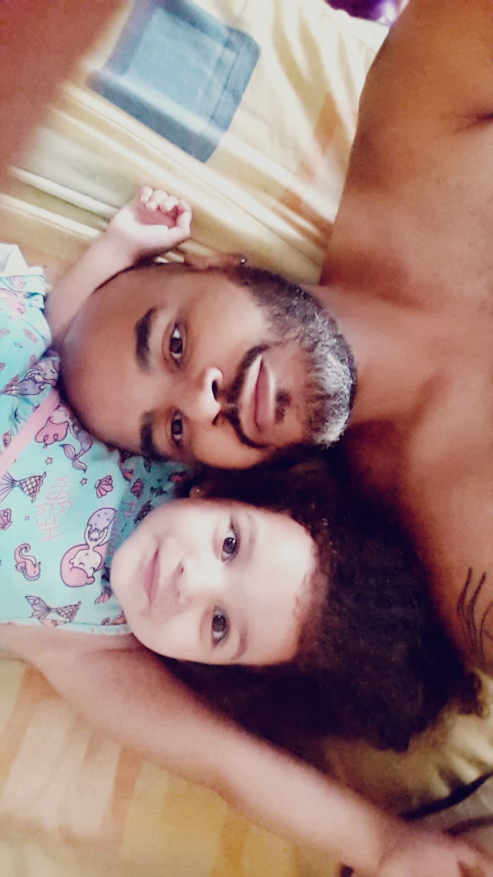 My baby girl. She gives me strenght to go through all this madness in the world right now with a