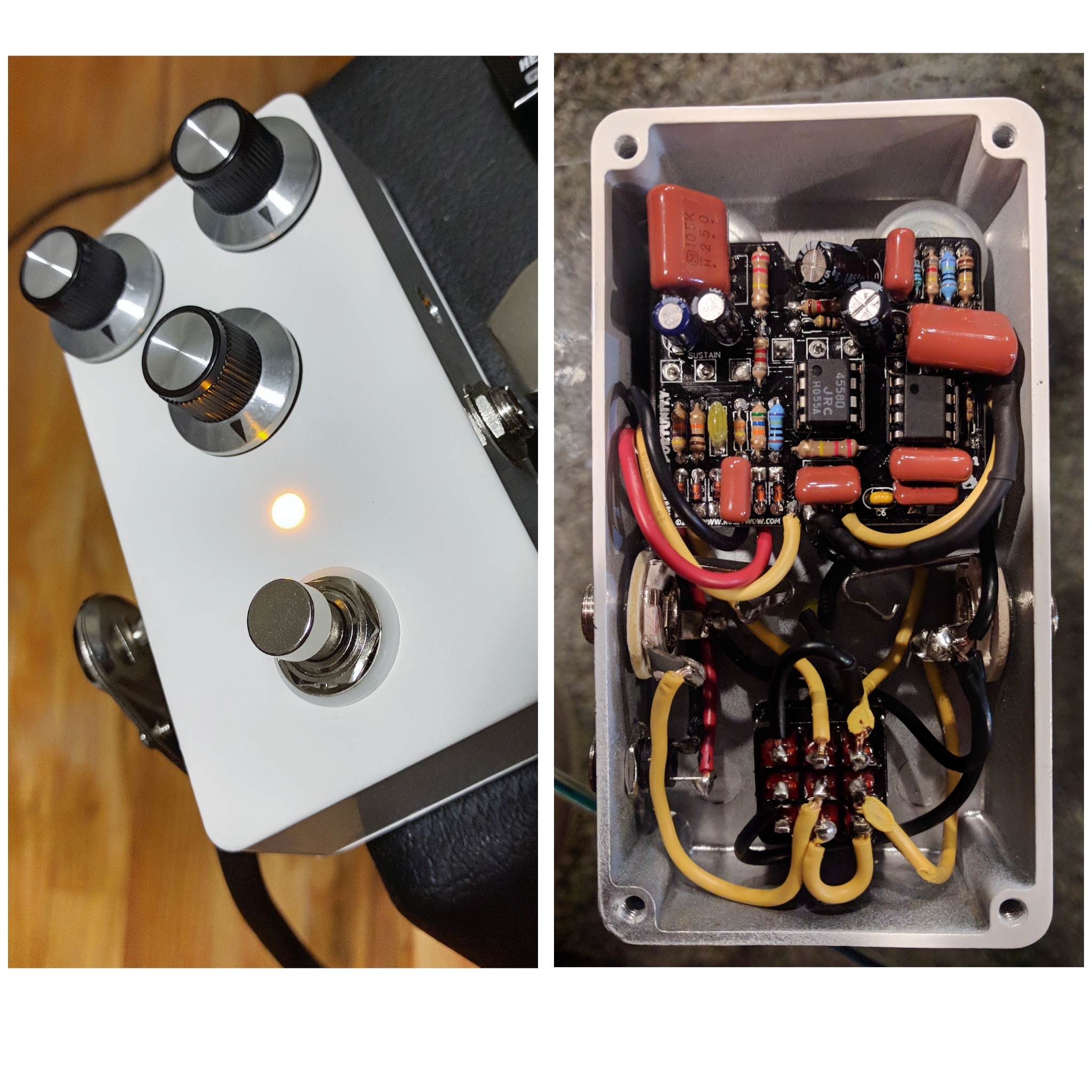 First DIY pedal, Opamp big muff clone r/diypedals