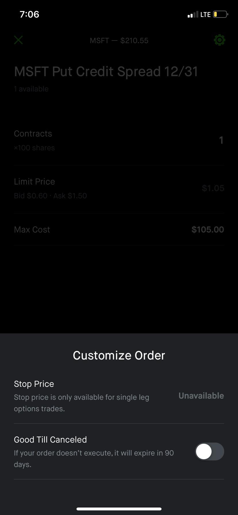 What’s with Robinhood disabling stop limit orders for spreads? Does