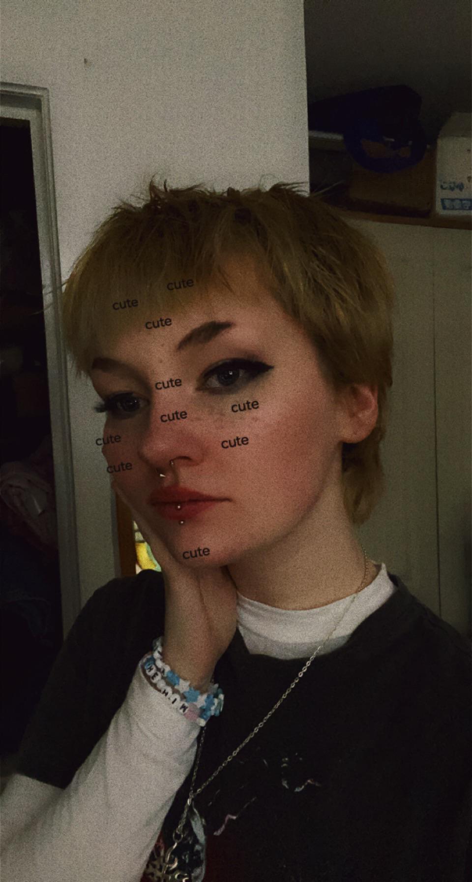 Boyish charm Finally learning how to do makeup! ) r/femboy