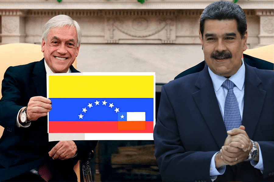 Piñera coloca Chile en la bandera de Venezuela r/chile