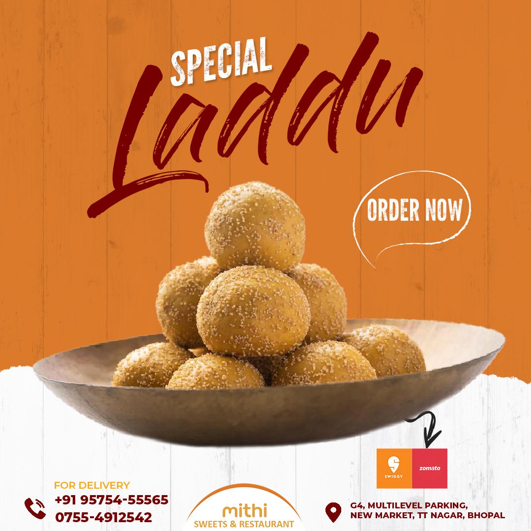 Special Laddu Mithi Sweets And Restaurant Bhopal r/Bhopal