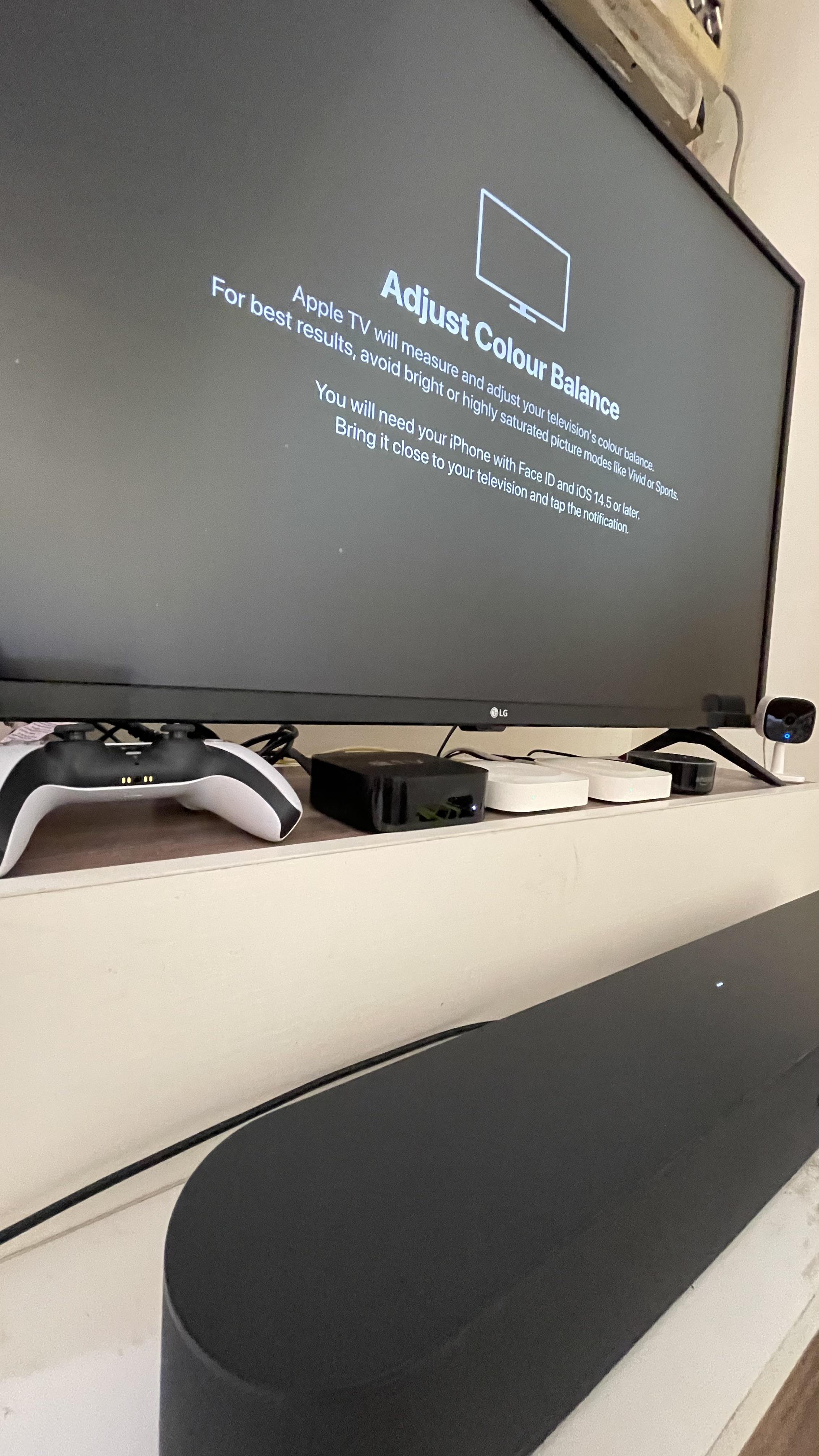 Previous generation Apple TV 4K supports color balance, with iOS 14.5 😃