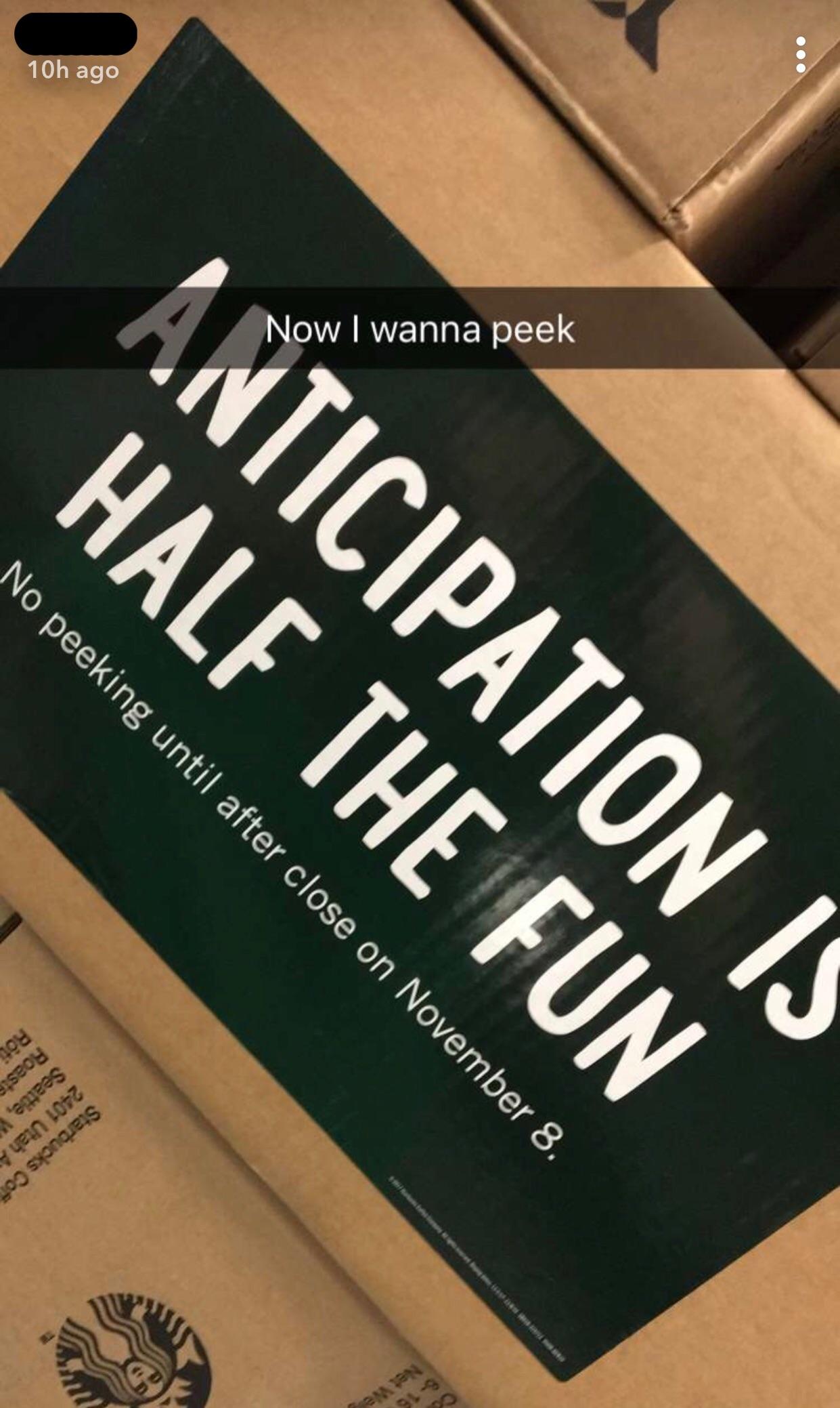 The right way to hype up your Snapchat friends r/starbucks