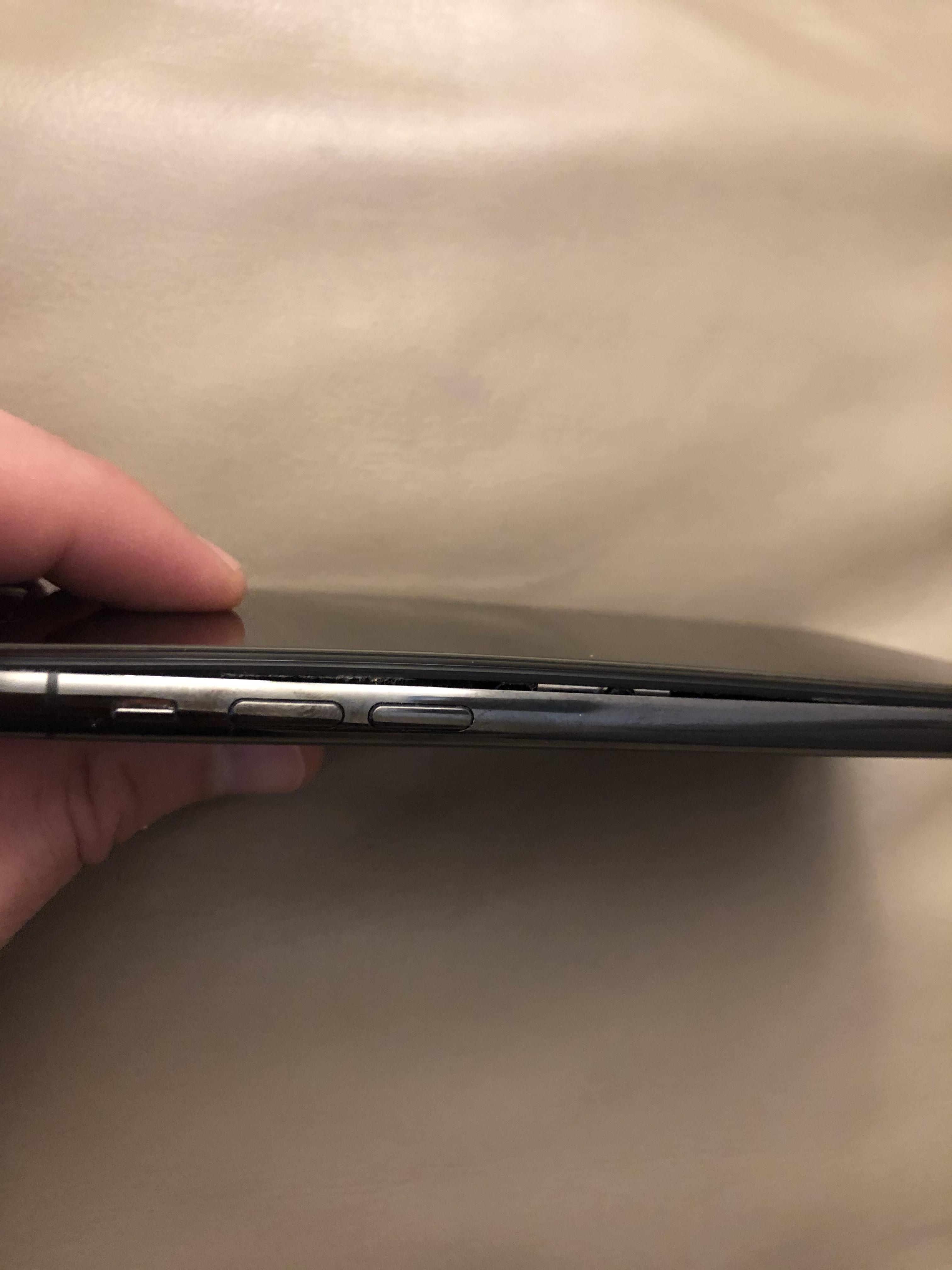 Noticed my phone bulging out of its case. Took that off to find this