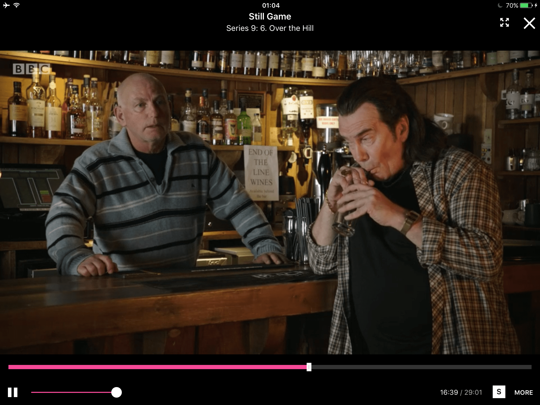 Just watching the last ever episode of Scottish 'Still Game