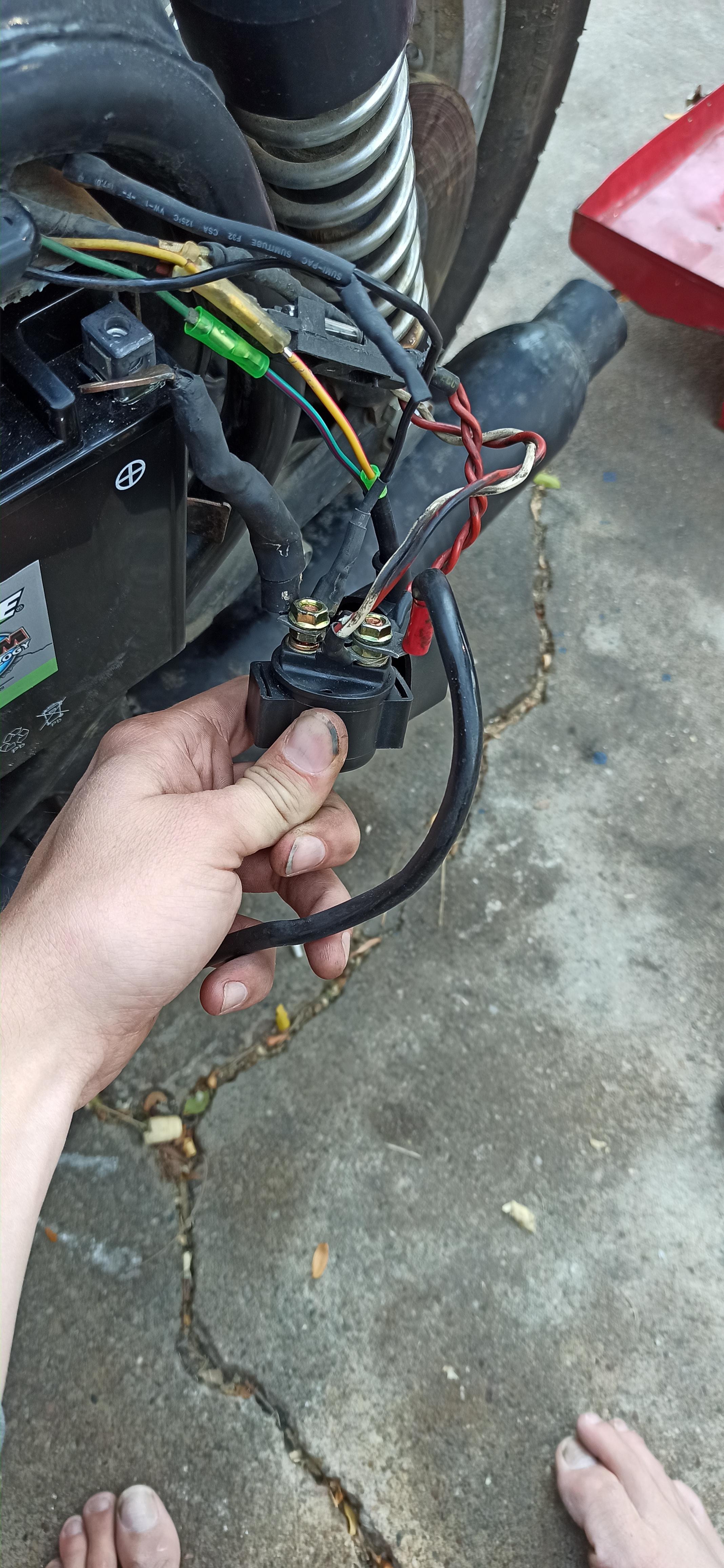 Anyone know how to hook up the gl1000 solenoid? Currently smokes when I