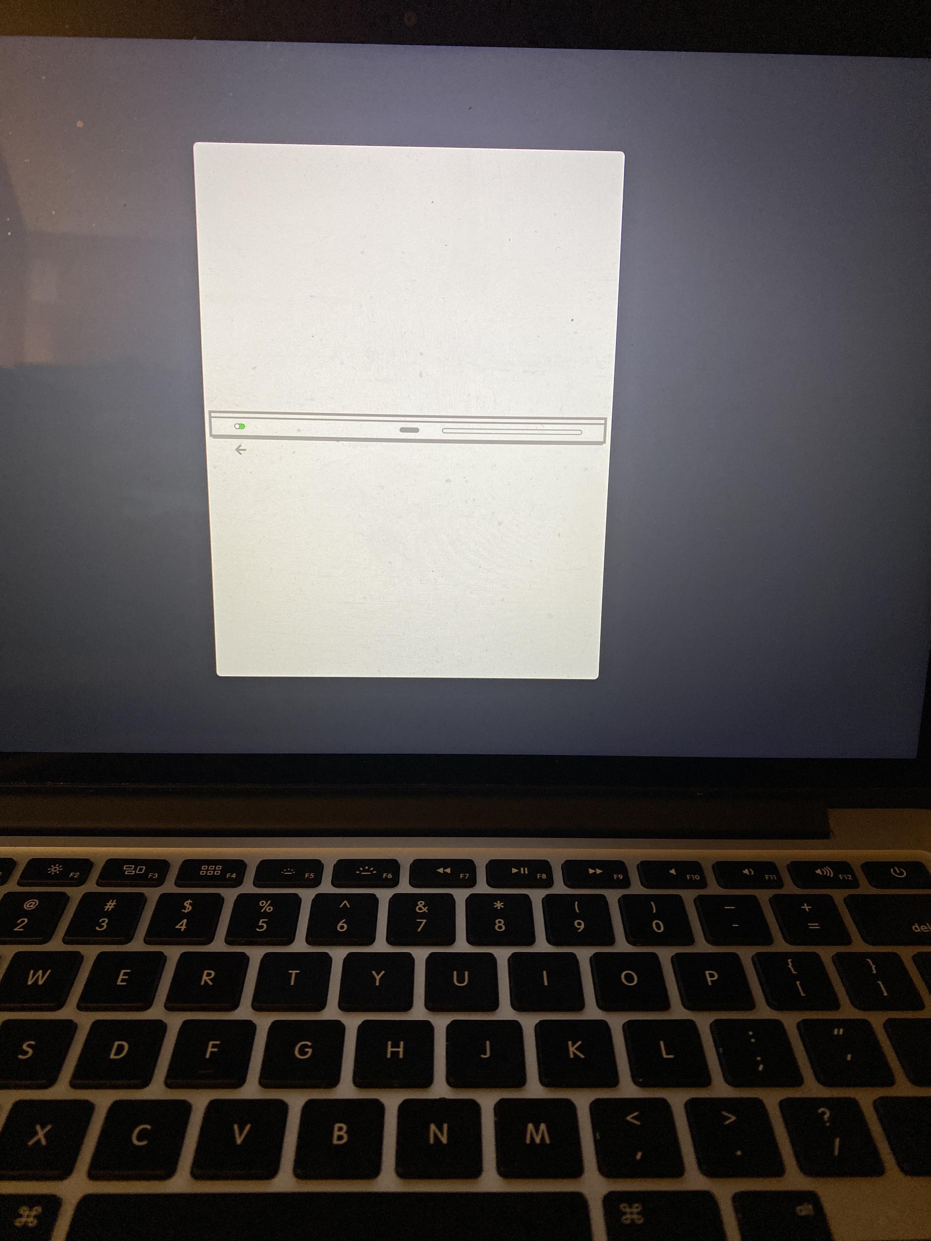 Track pad/ keyboard doesn’t work and get this on start up. Any ideas