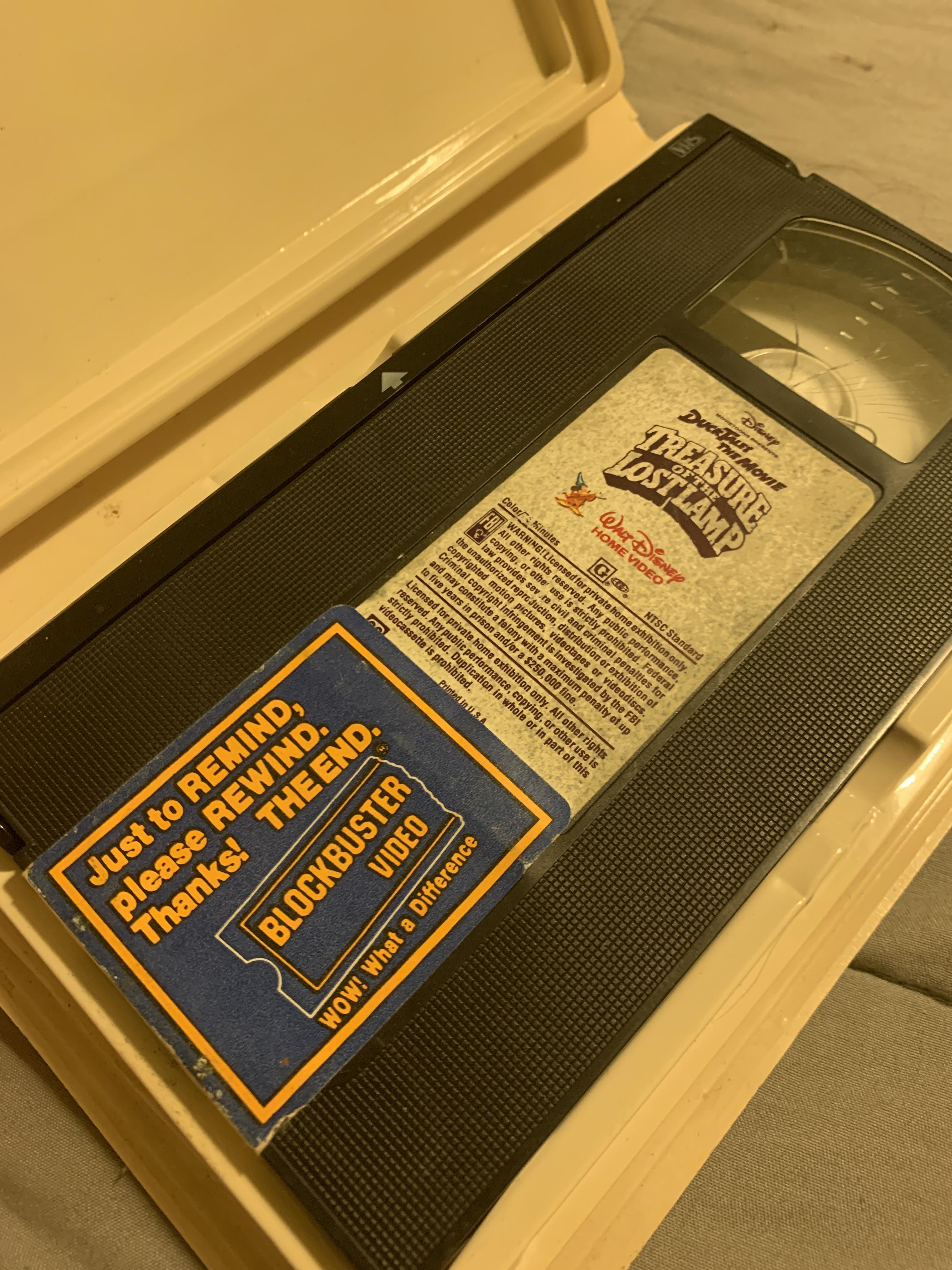 I just opened it up today and realized I myself owned an artifact of its time. r/VHS