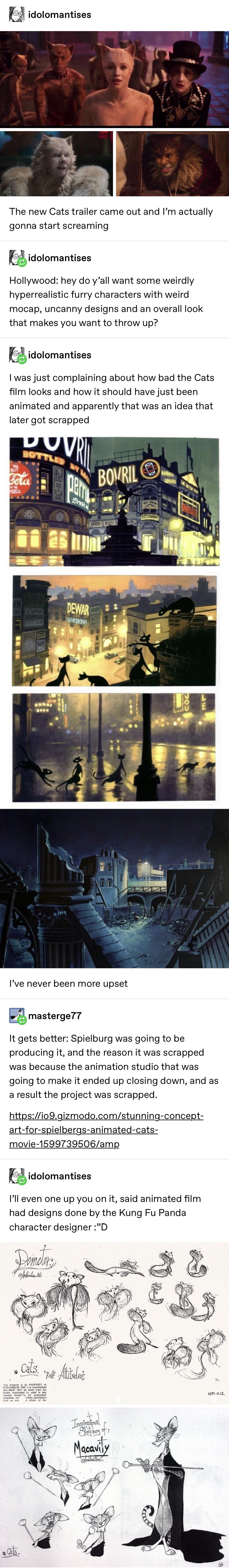 Cats 2d Animated Movie Concept Art Movie Wallpaper